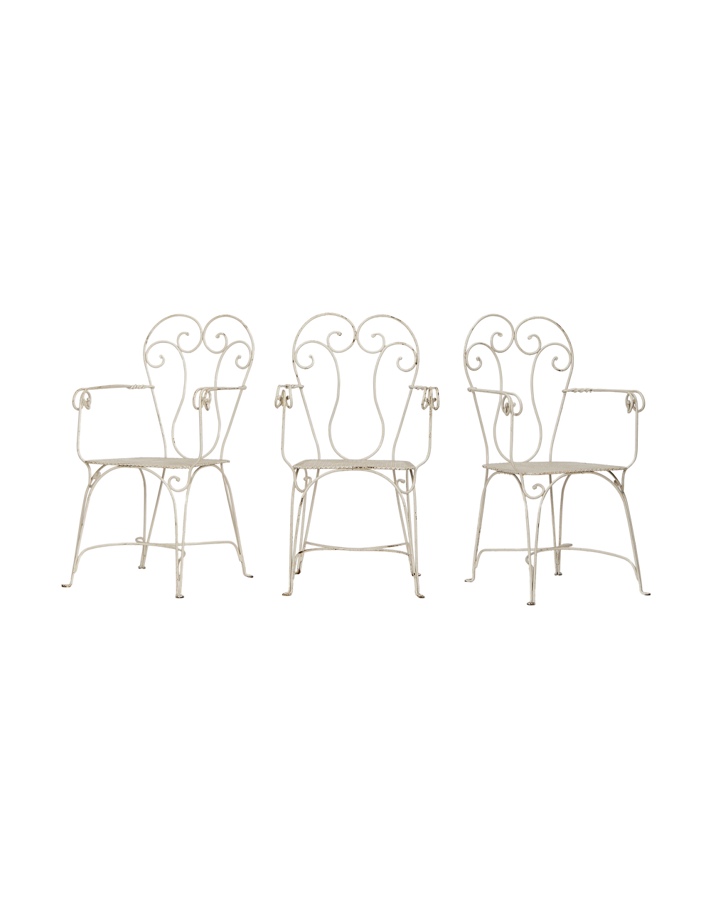 Olive Ateliers - Jardin Blanc Garden Armchair