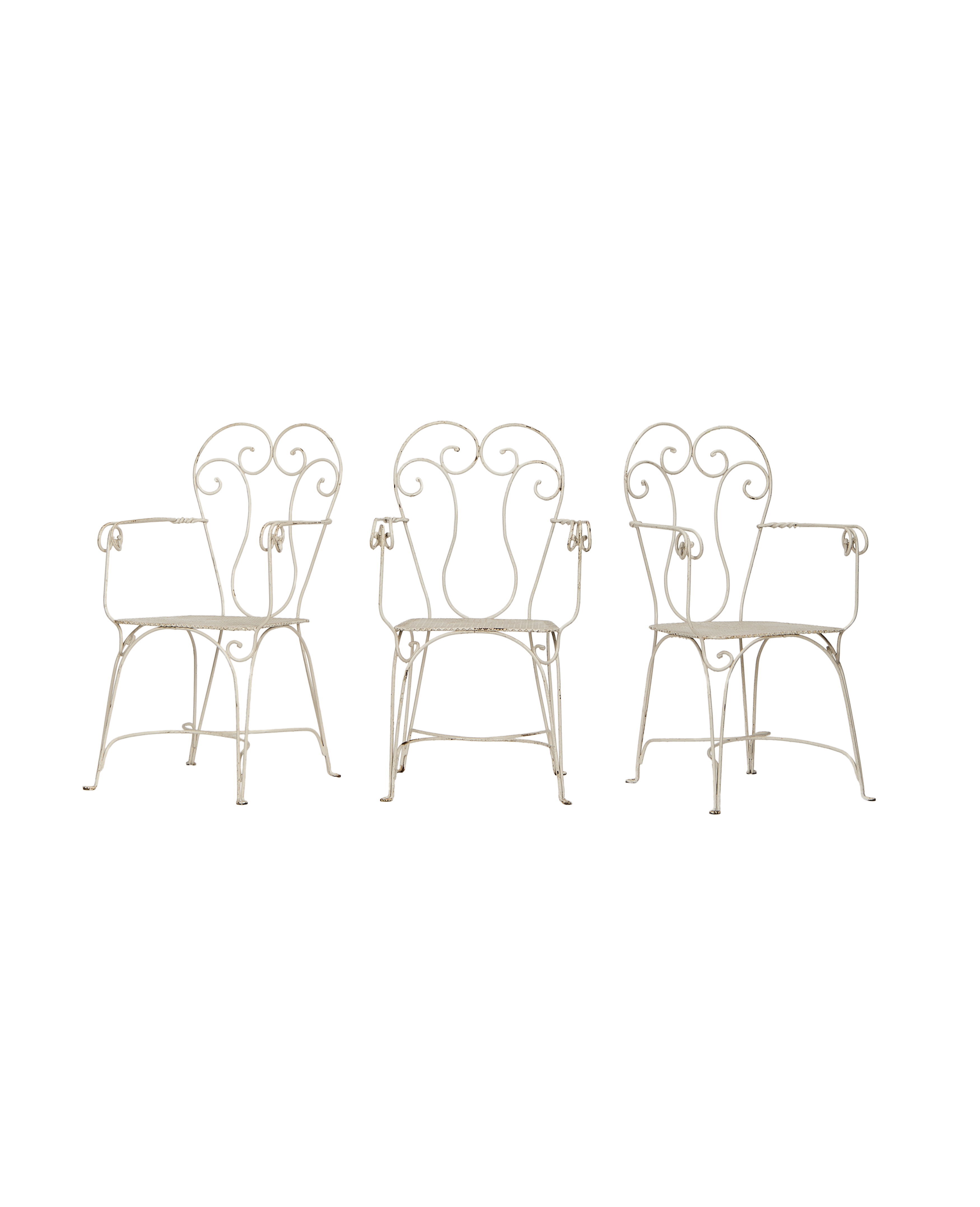 Olive Ateliers - Jardin Blanc Garden Armchair