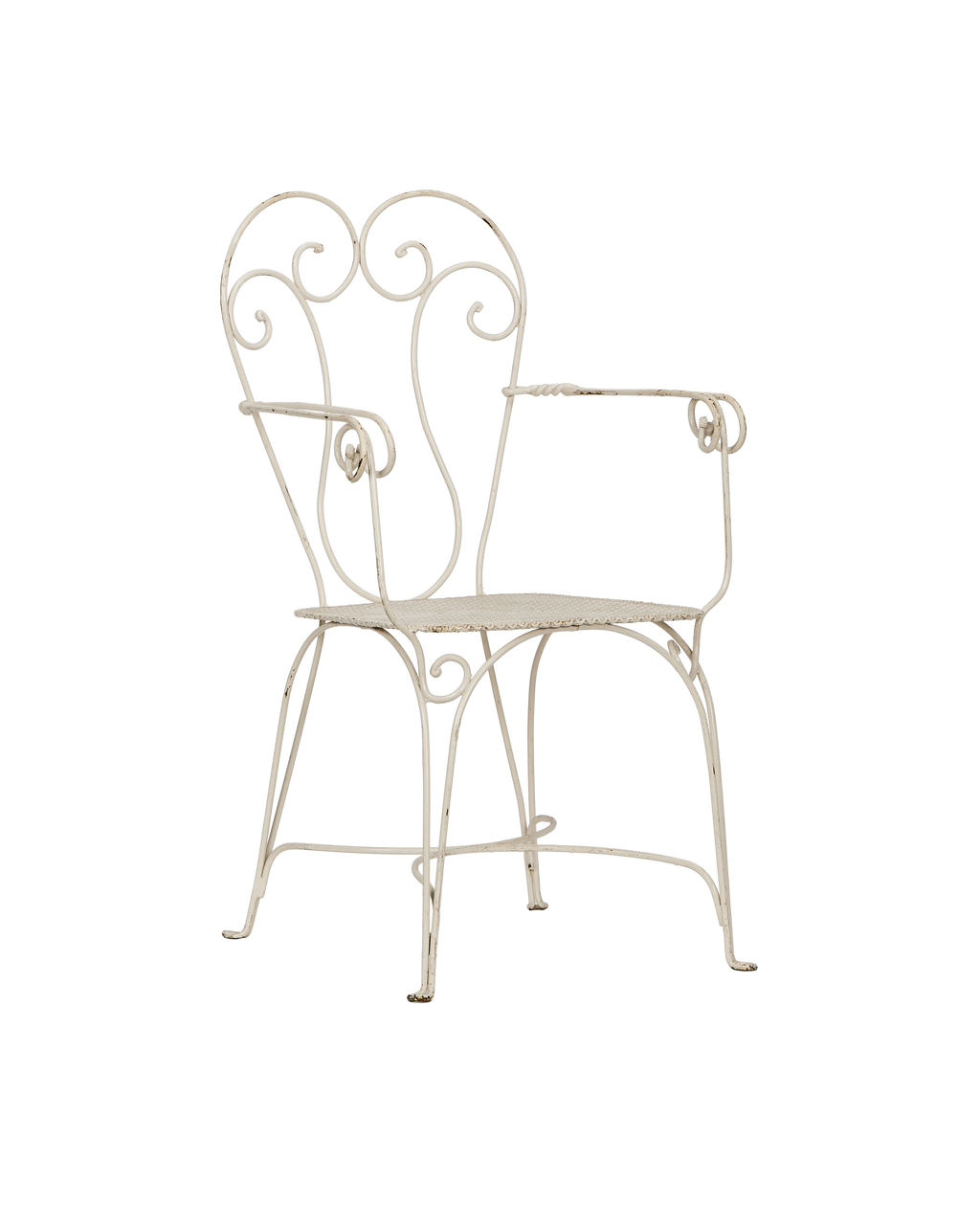 Olive Ateliers - Jardin Blanc Garden Armchair