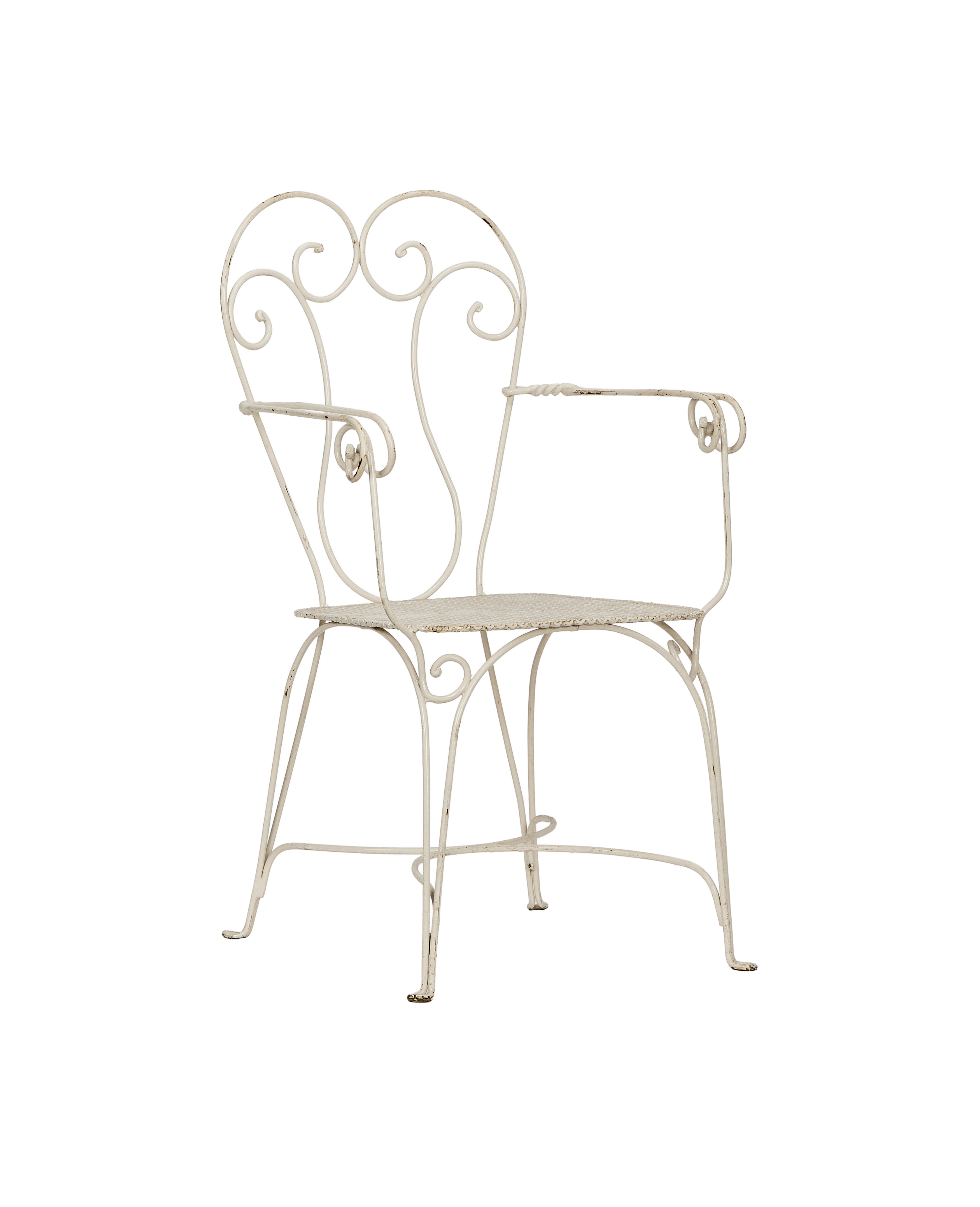 Olive Ateliers - Jardin Blanc Garden Armchair