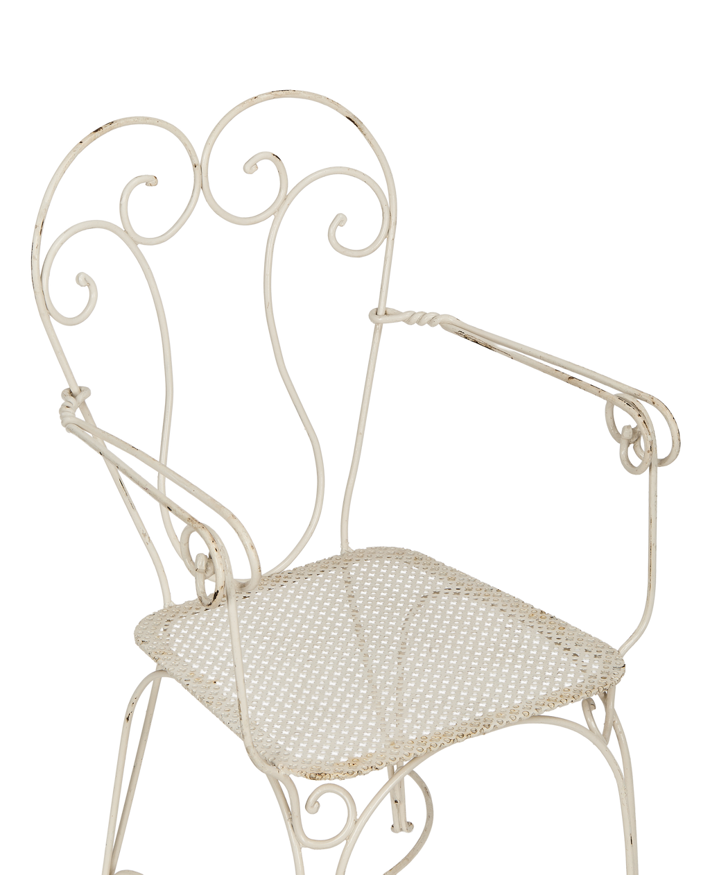 Olive Ateliers - Jardin Blanc Garden Armchair