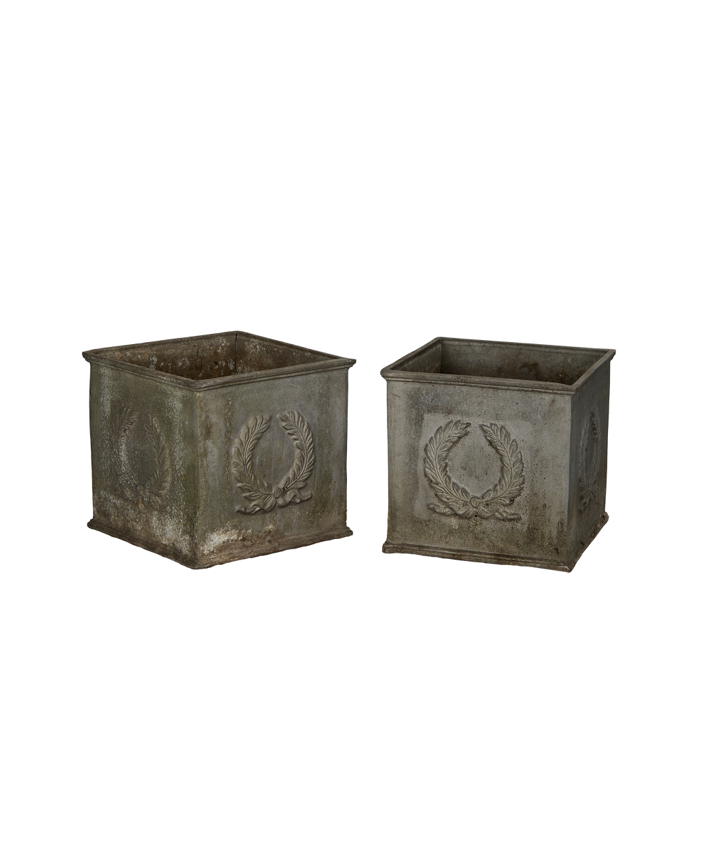 Olive Ateliers - Square Zinc Planter