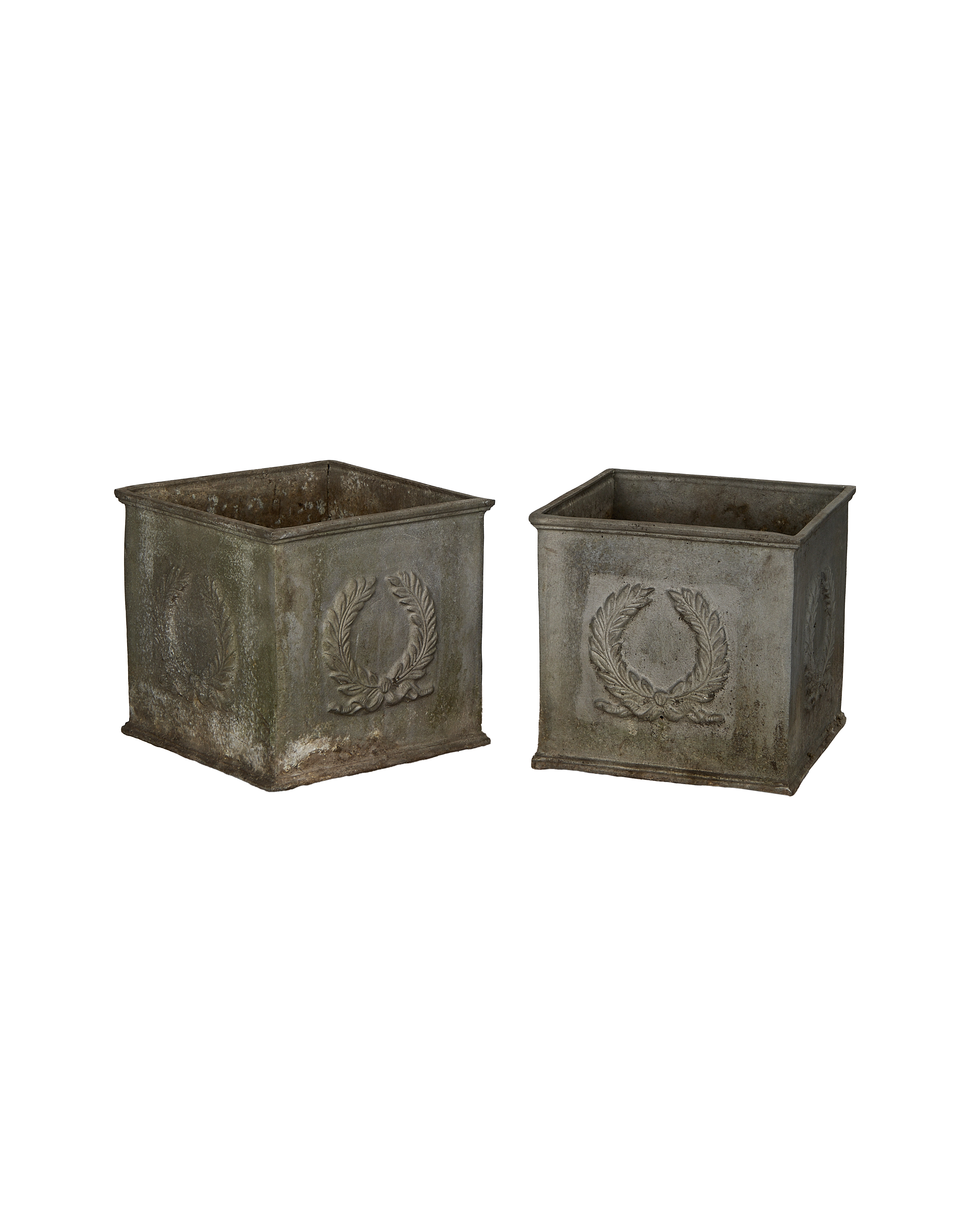Olive Ateliers - Square Zinc Planter