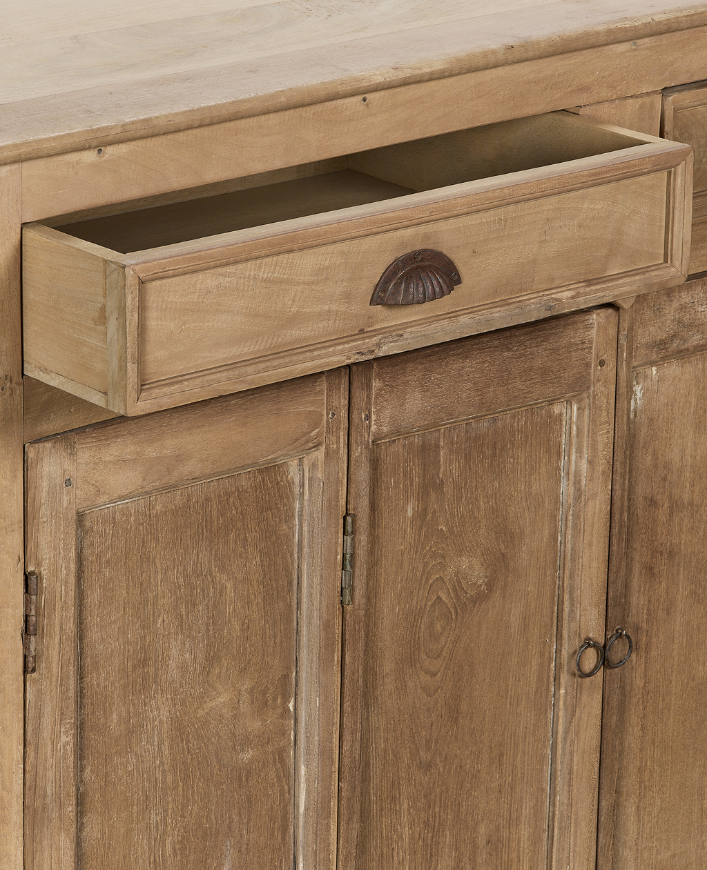 Olive Ateliers - Wood Cabinet - Bleached