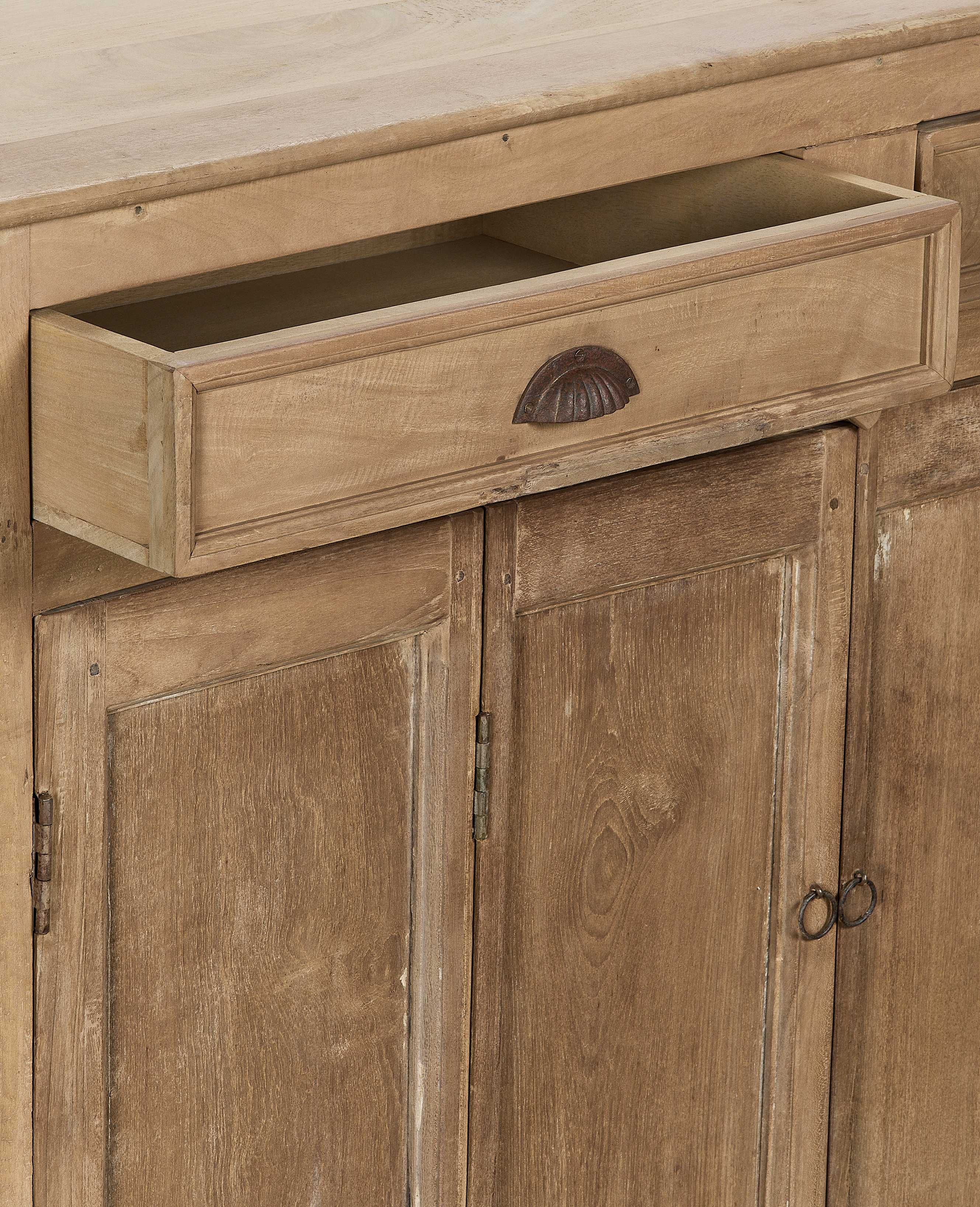 Olive Ateliers - Wood Cabinet - Bleached