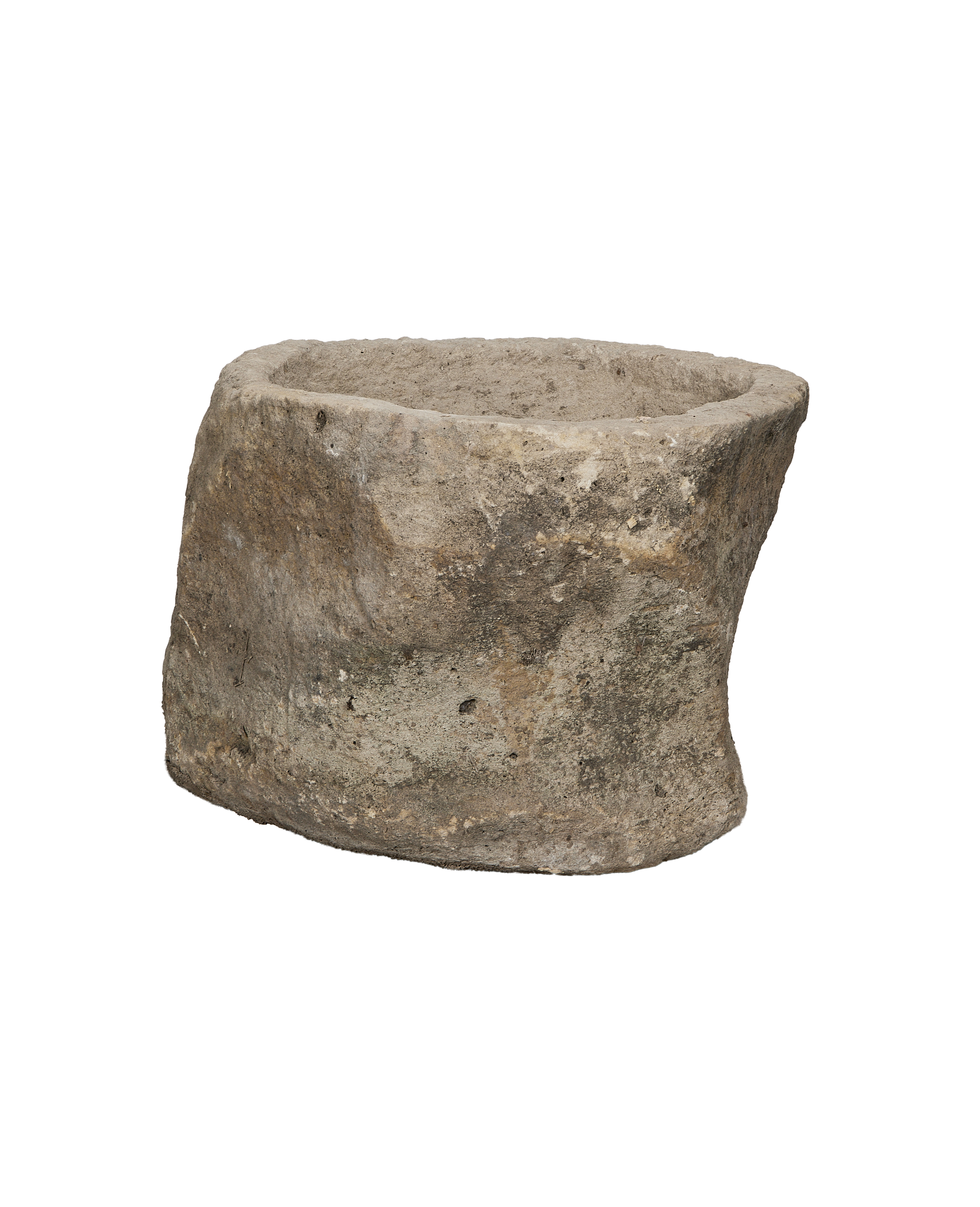 Olive Ateliers - Limestone Trough - Round