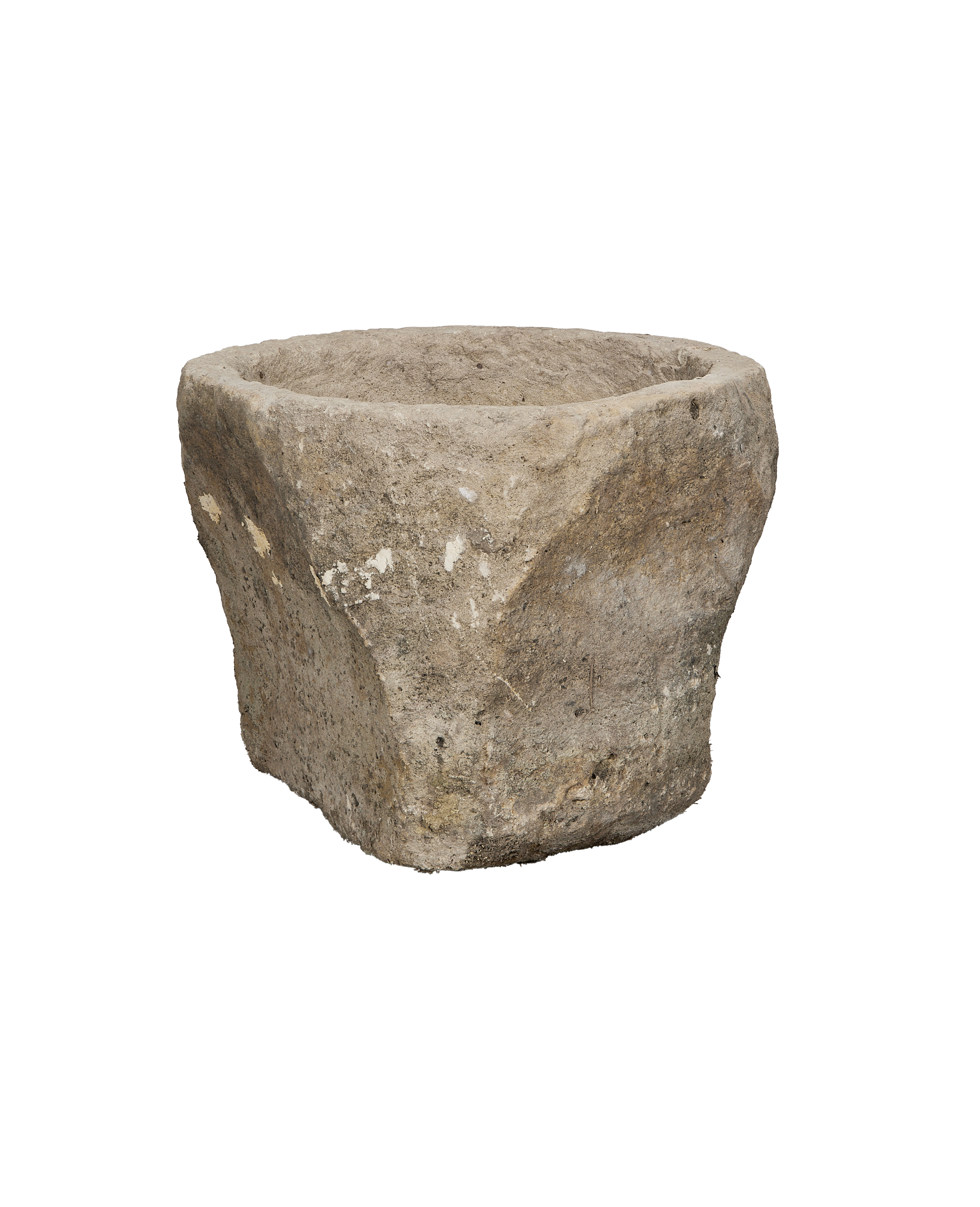Olive Ateliers - Limestone Trough - Round
