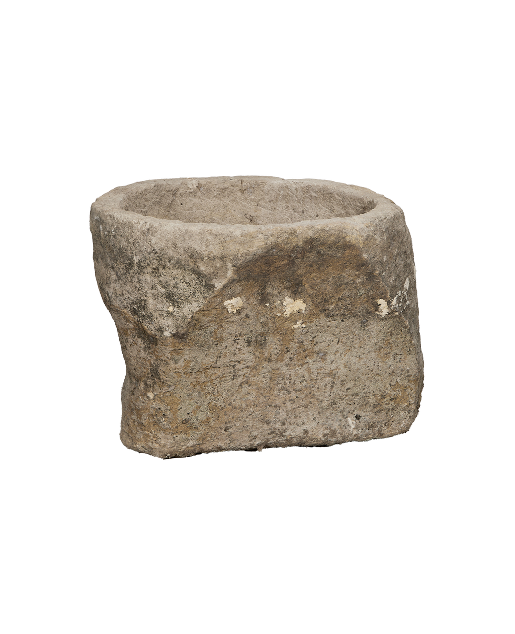 Olive Ateliers - Limestone Trough - Round