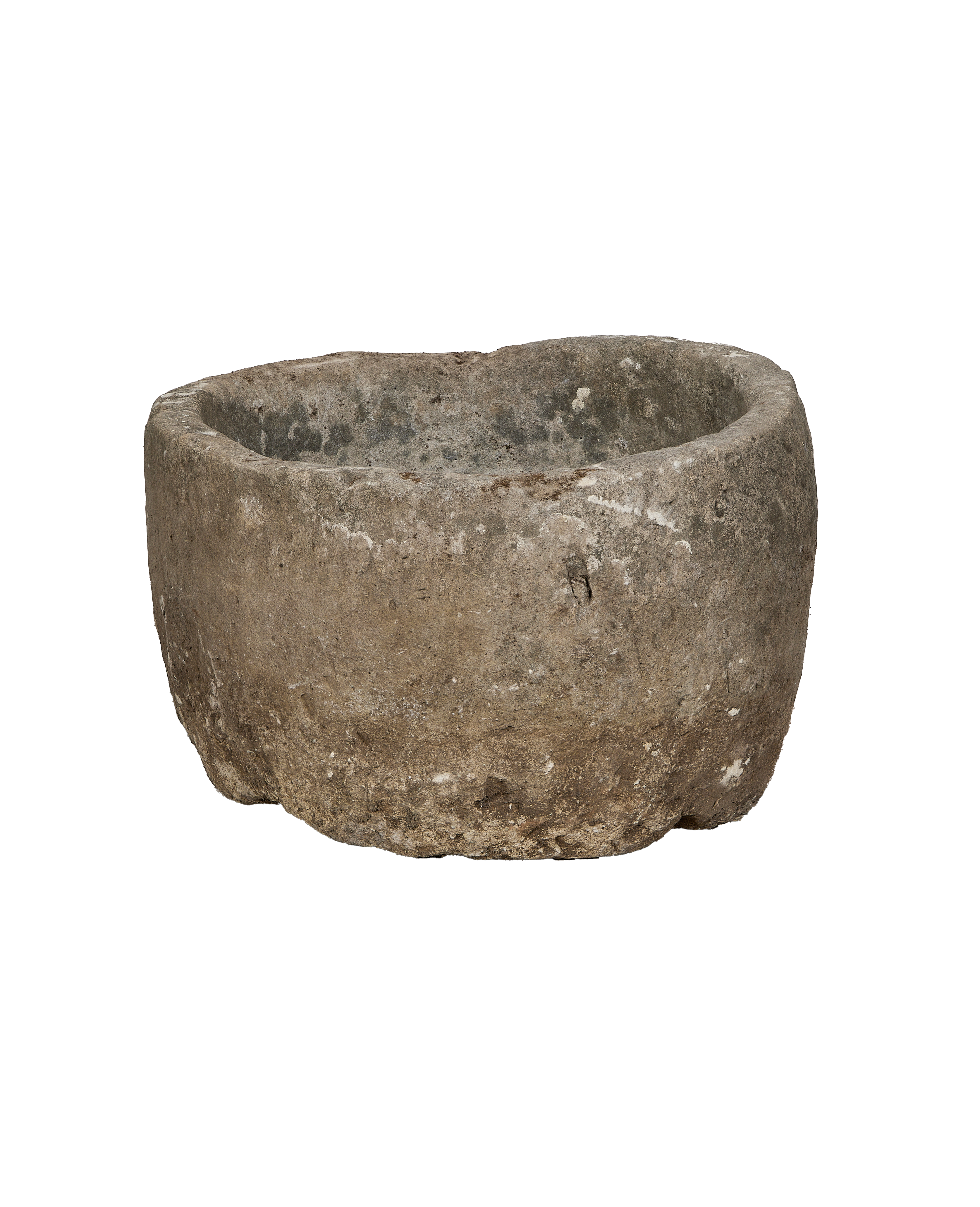 Olive Ateliers - Limestone Trough - Round