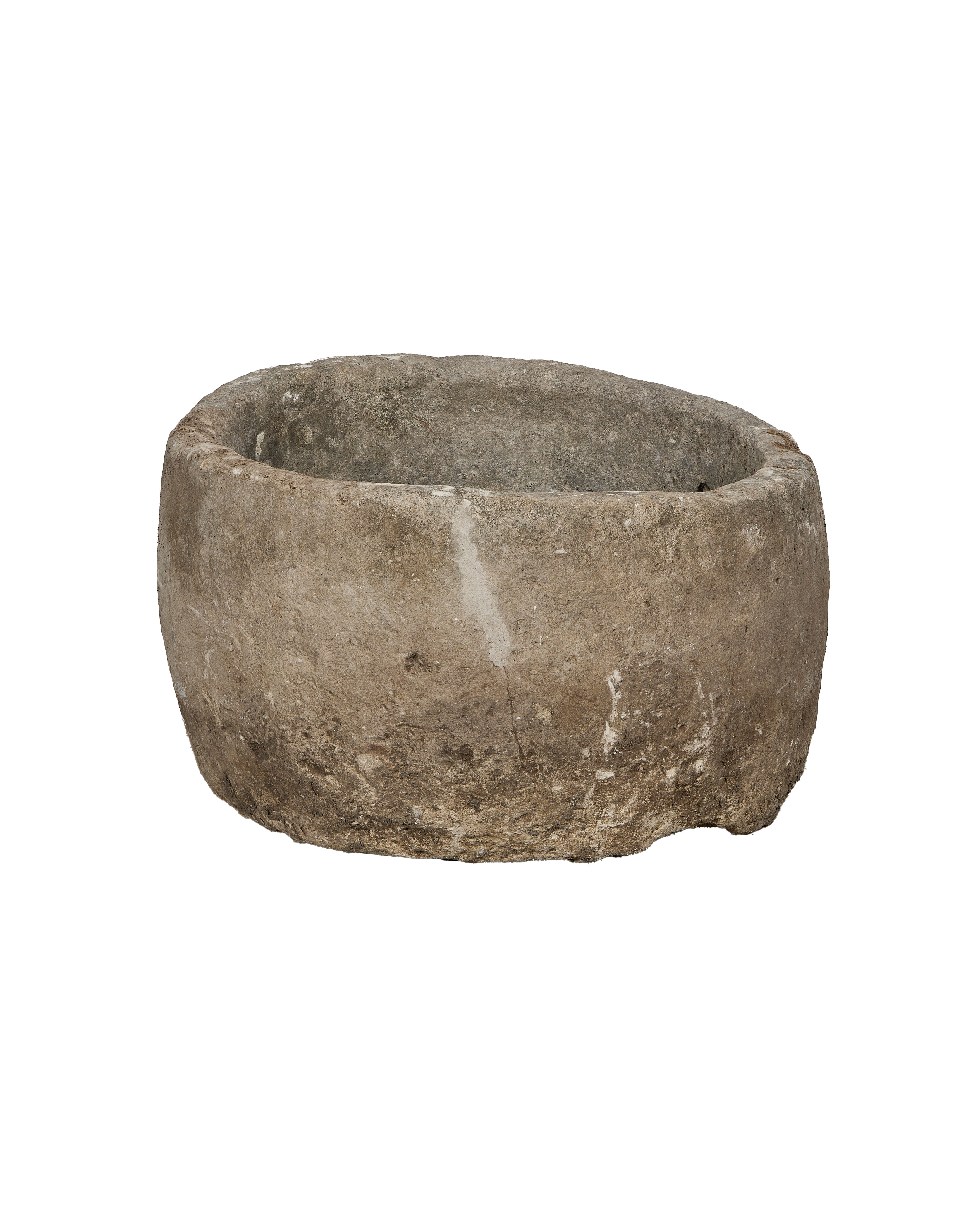 Olive Ateliers - Limestone Trough - Round