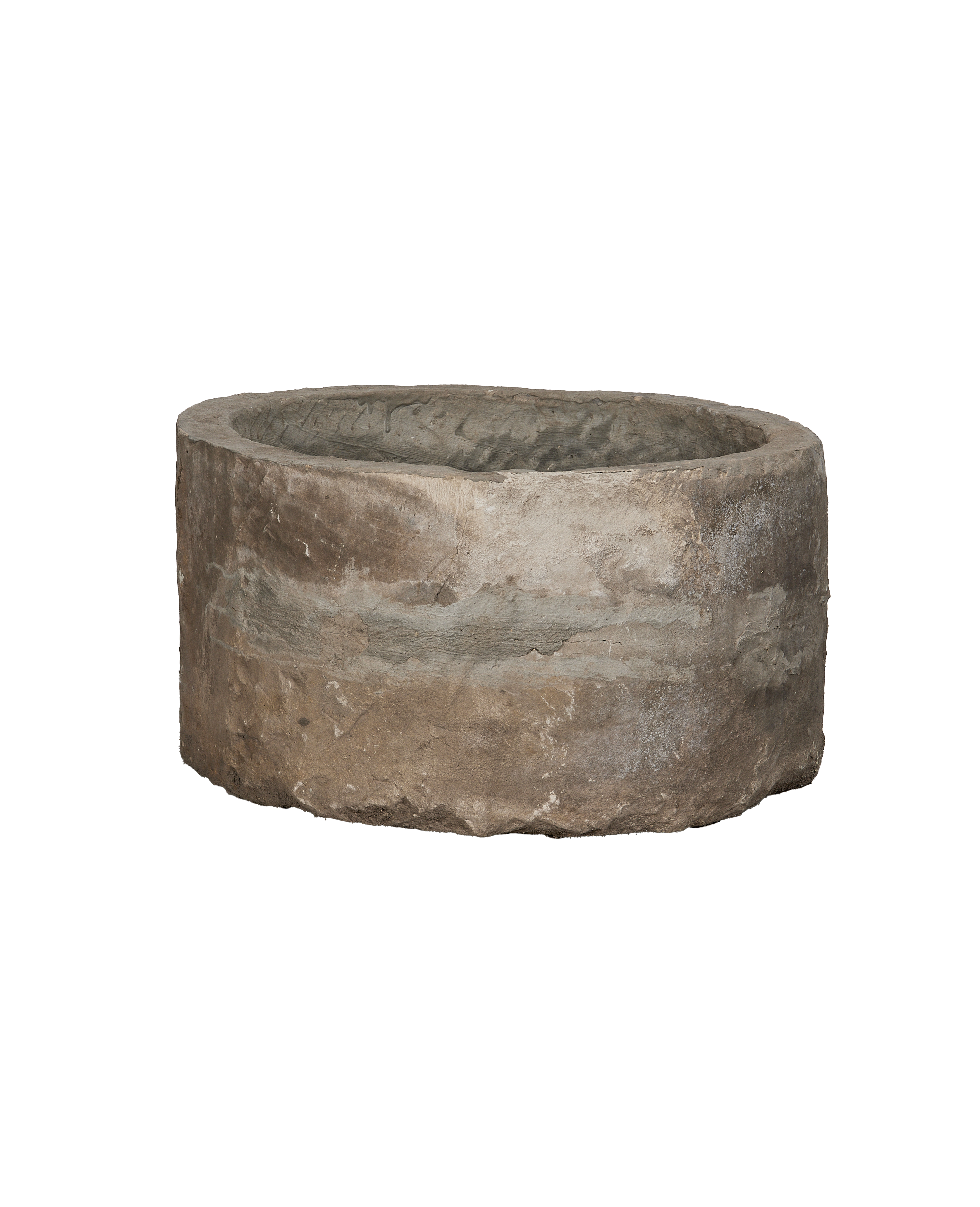 Olive Ateliers - Limestone Trough - Round