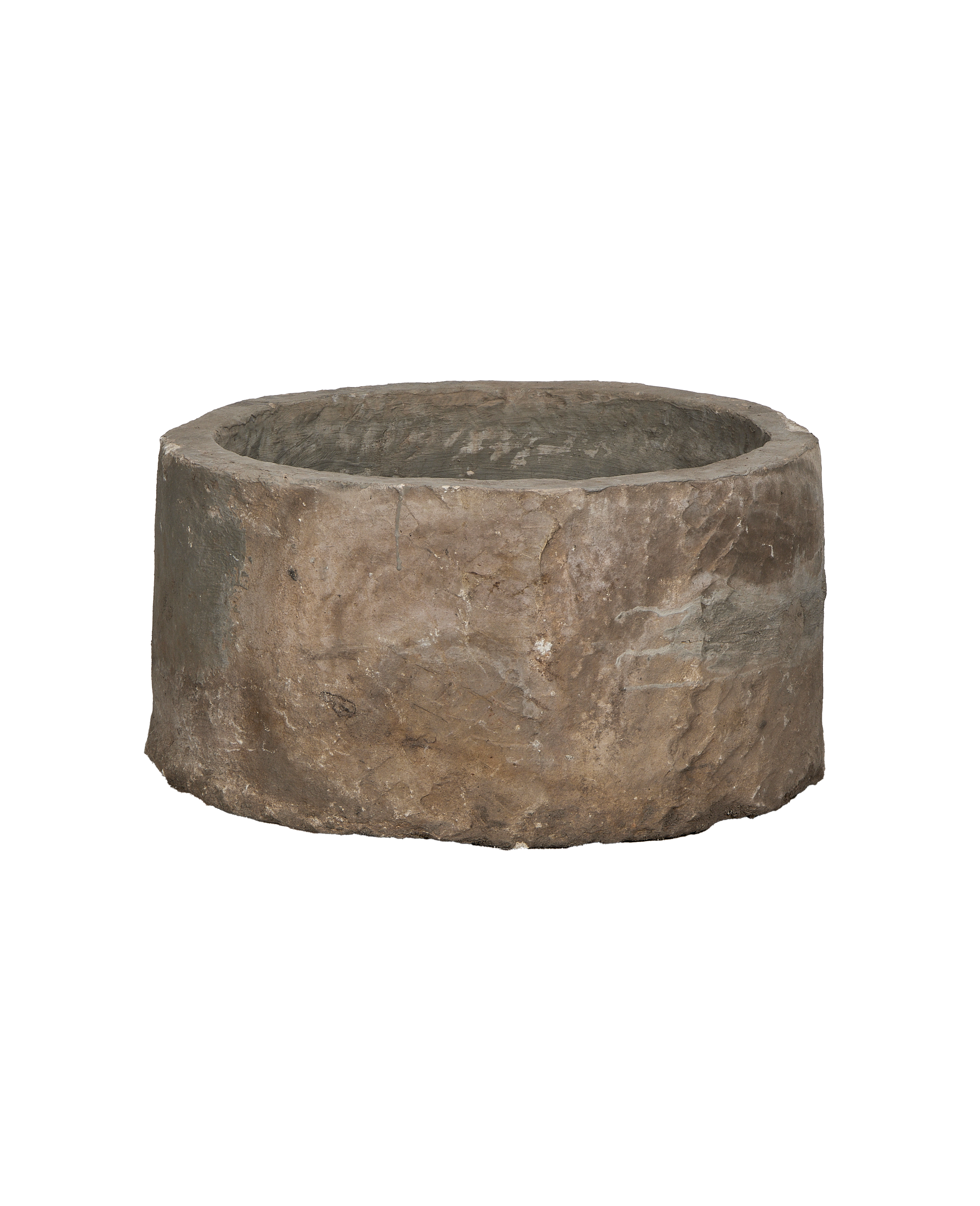 Olive Ateliers - Limestone Trough - Round