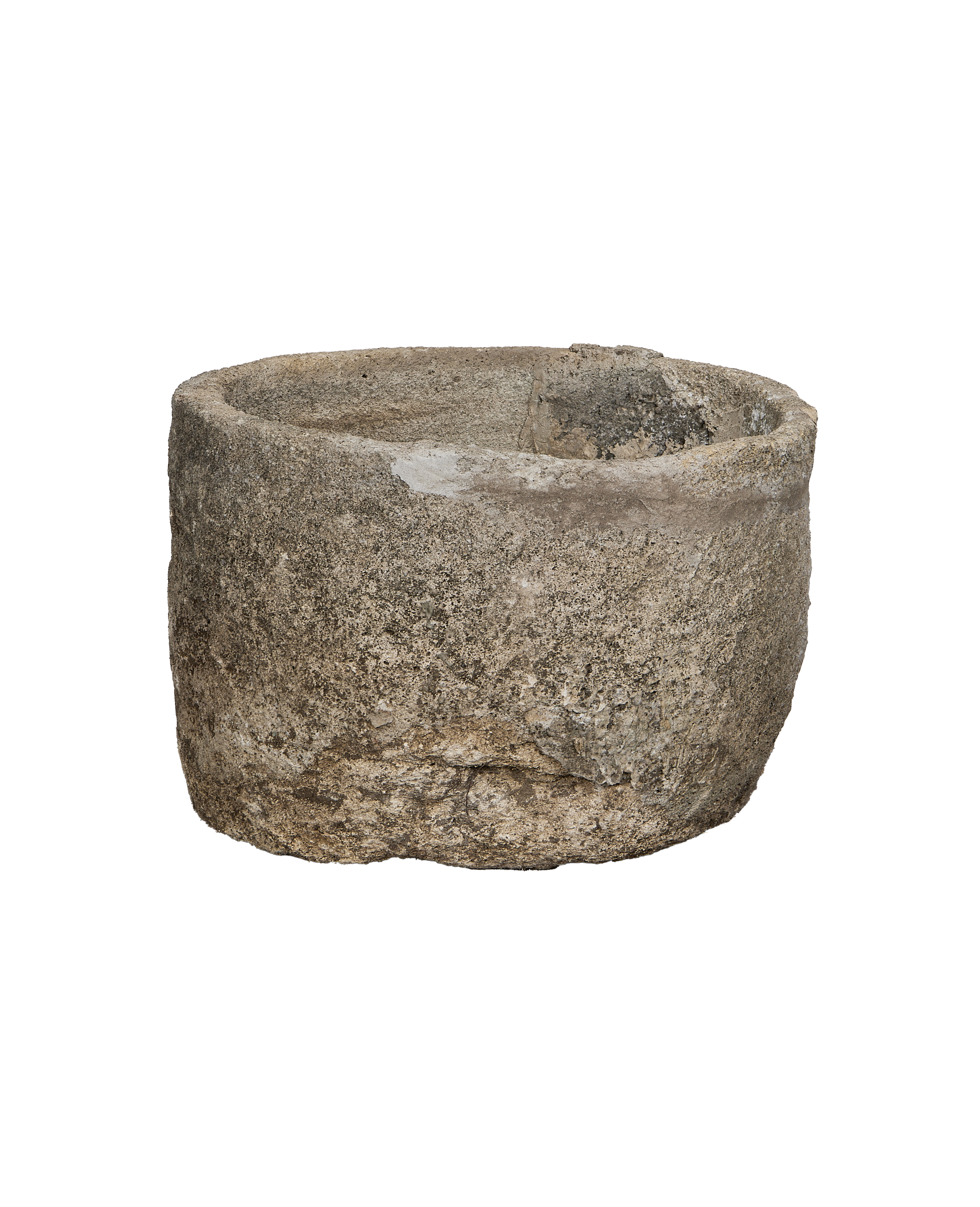Olive Ateliers - Limestone Trough - Round