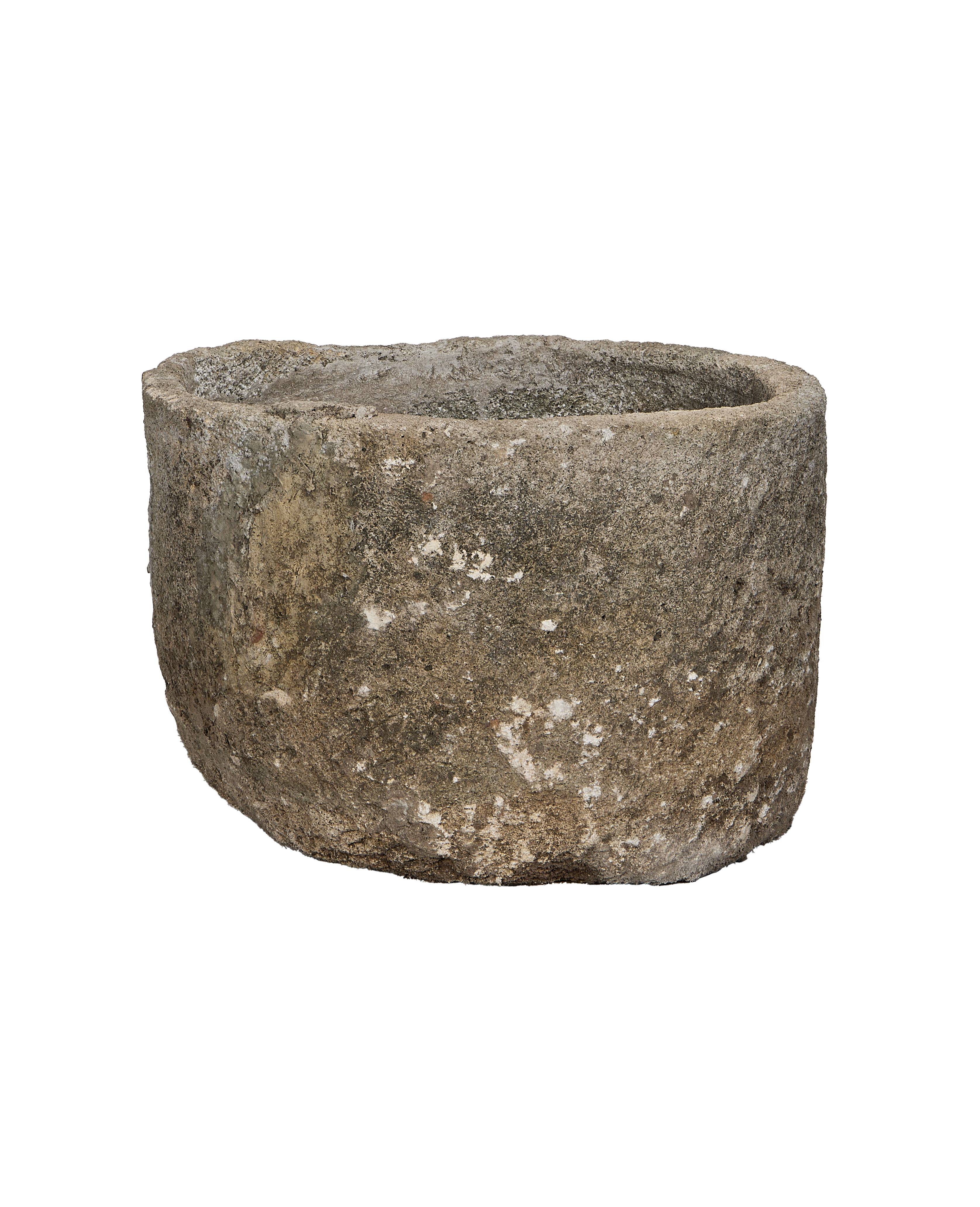 Olive Ateliers - Limestone Trough - Round
