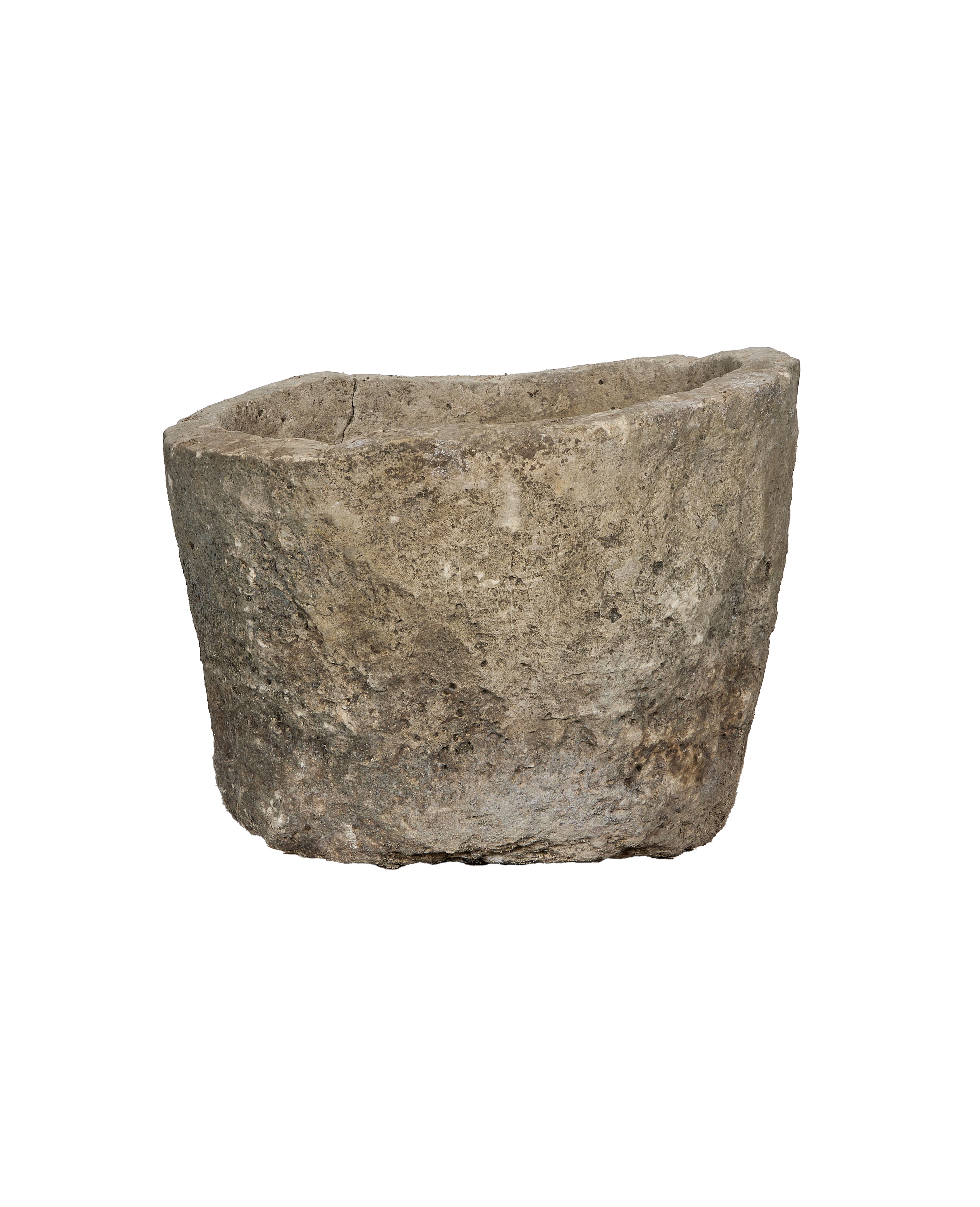 Olive Ateliers - Limestone Trough - Round