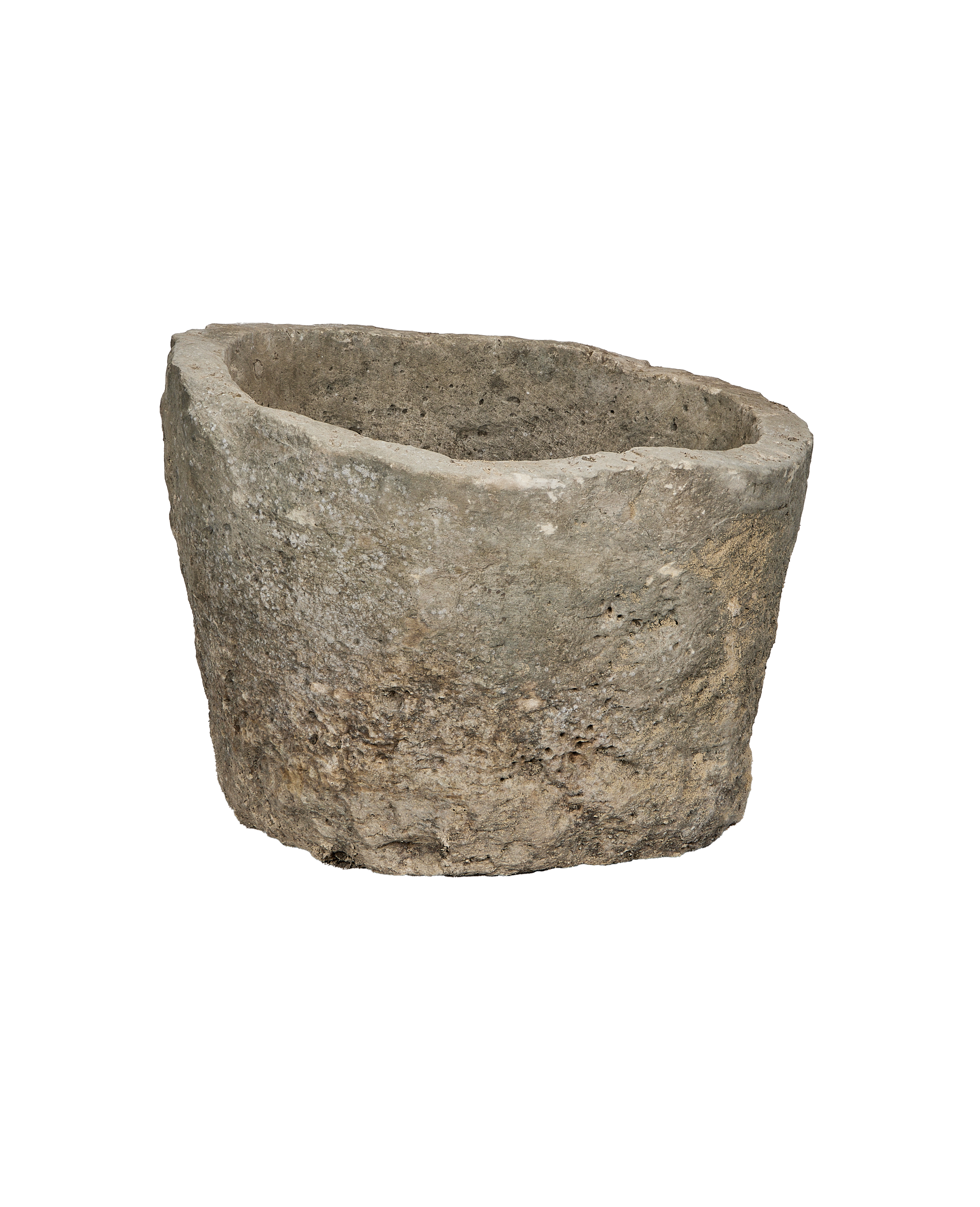 Olive Ateliers - Limestone Trough - Round