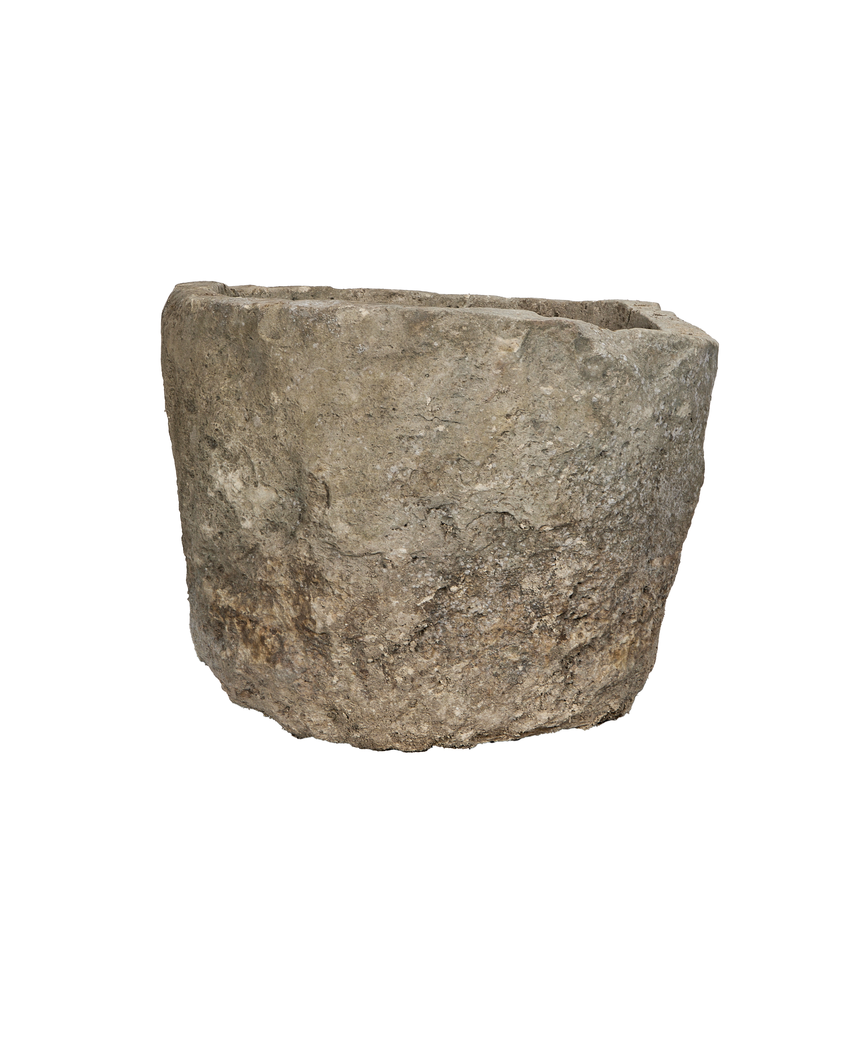 Olive Ateliers - Limestone Trough - Round