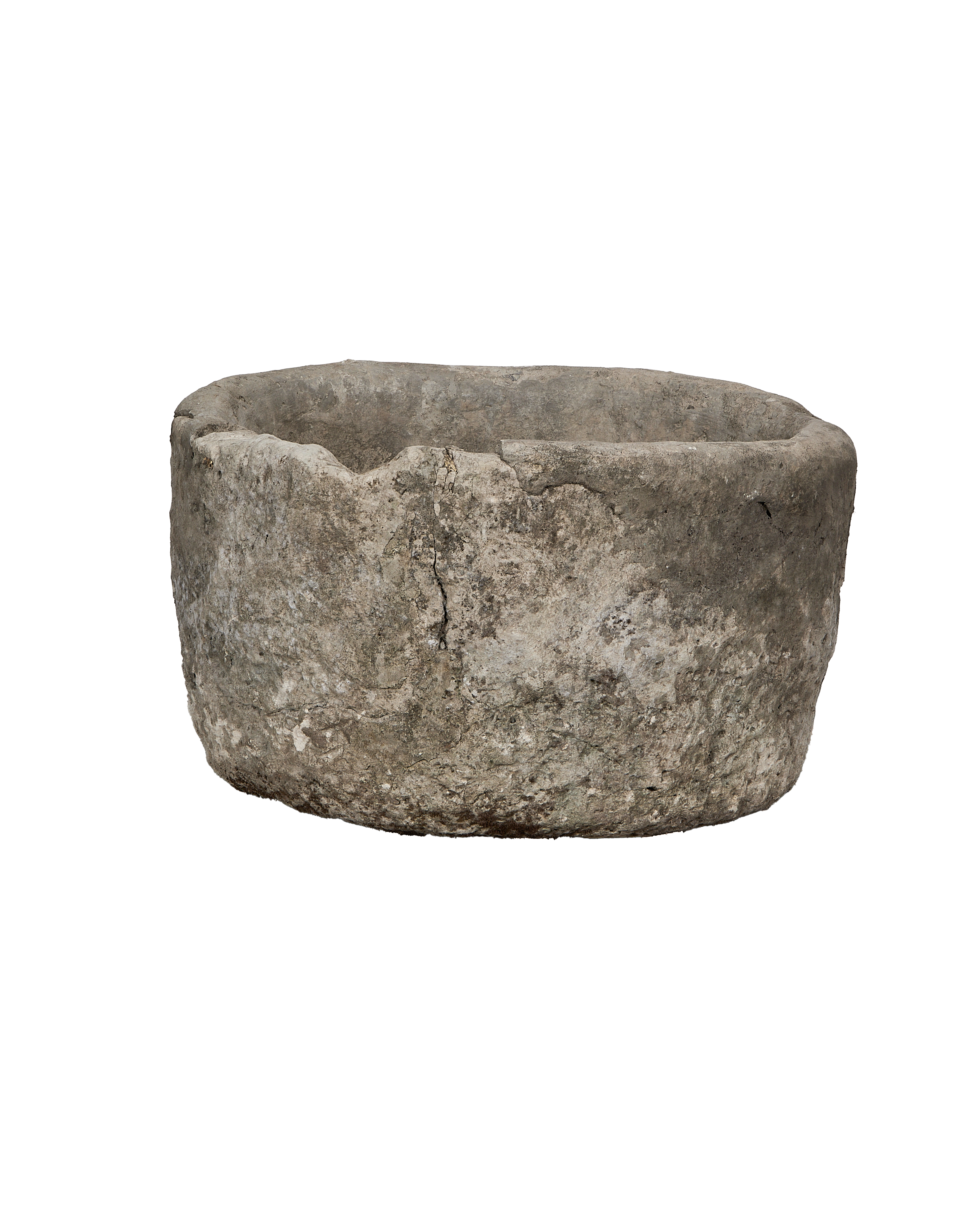 Olive Ateliers - Limestone Trough - Round