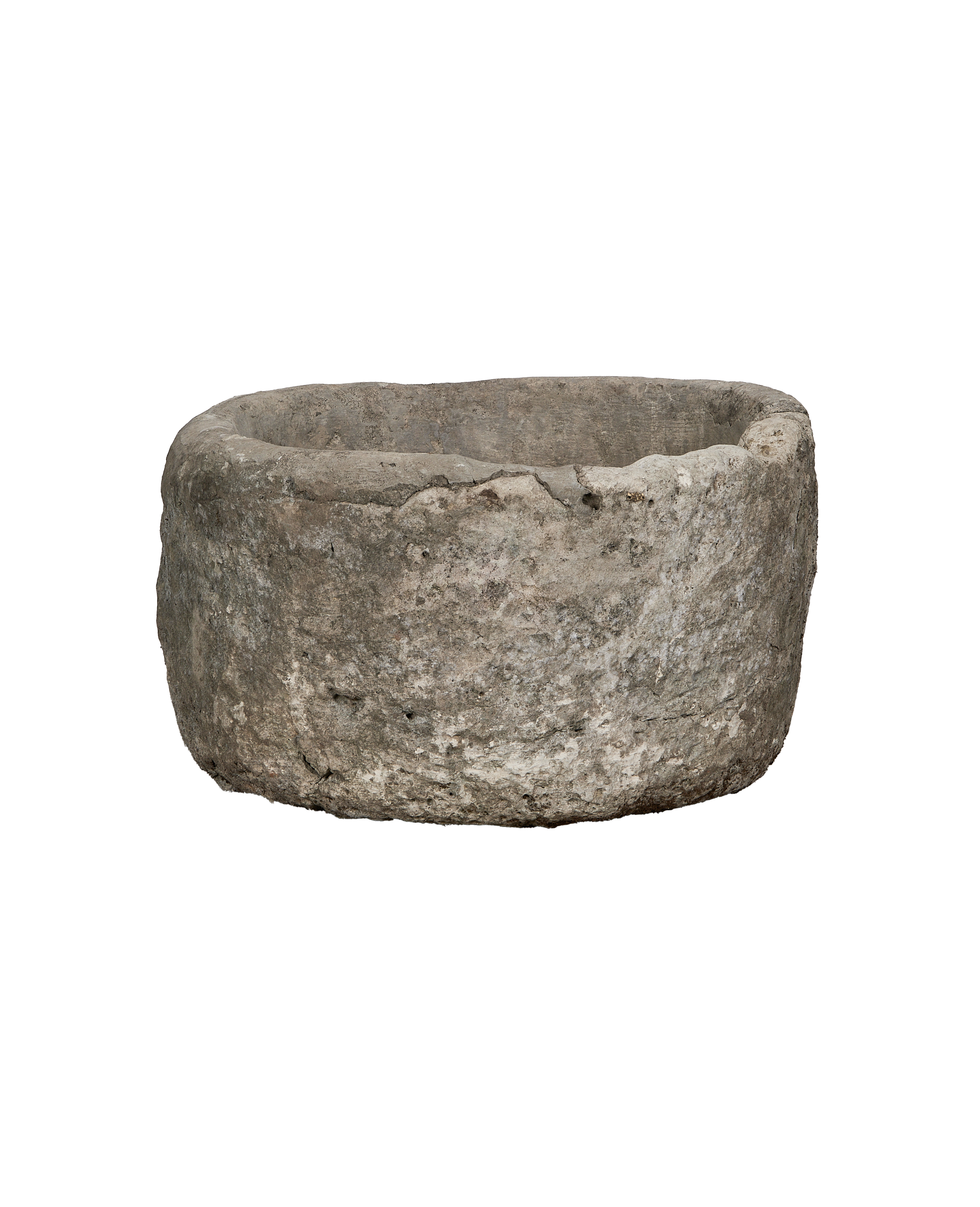 Olive Ateliers - Limestone Trough - Round