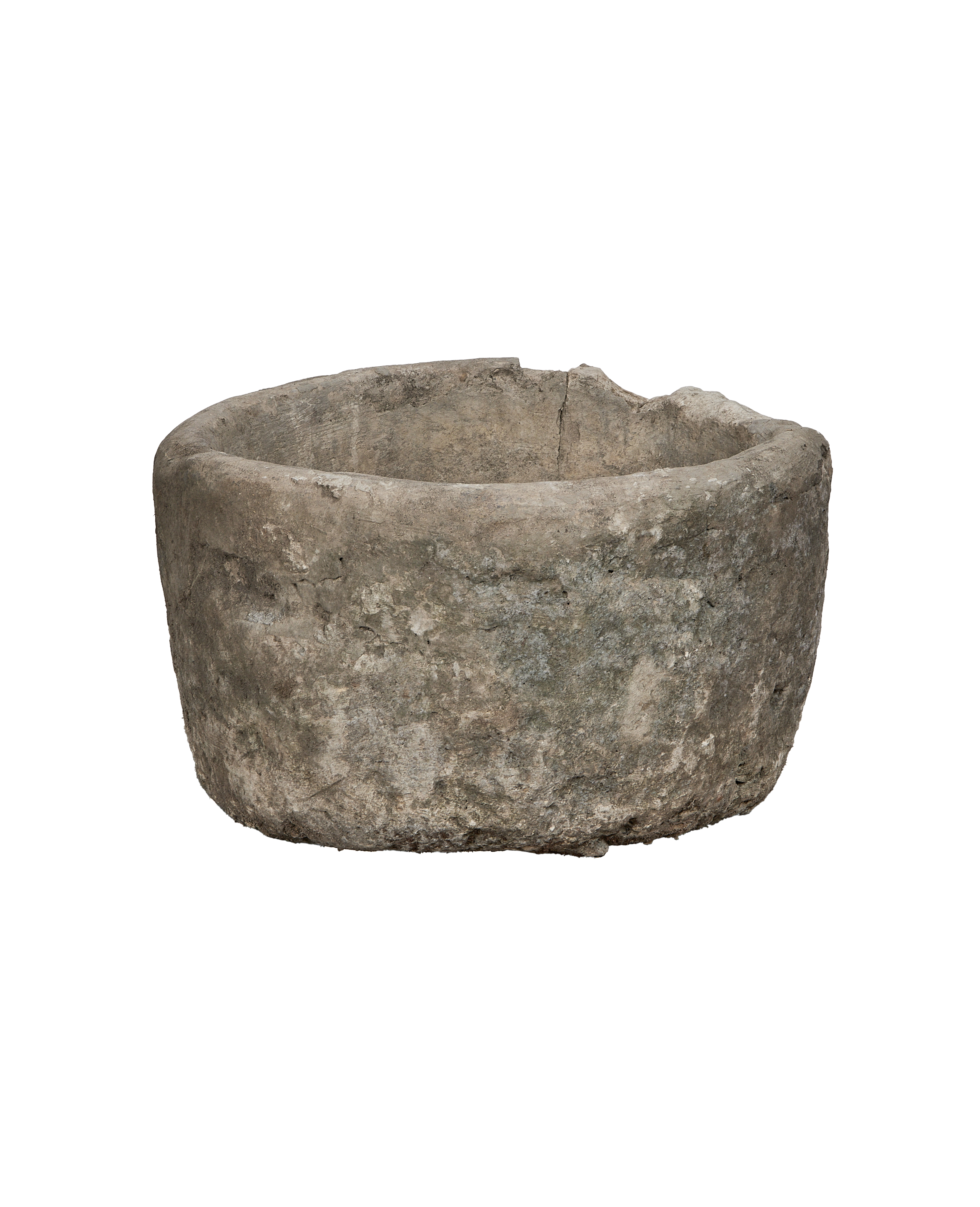 Olive Ateliers - Limestone Trough - Round