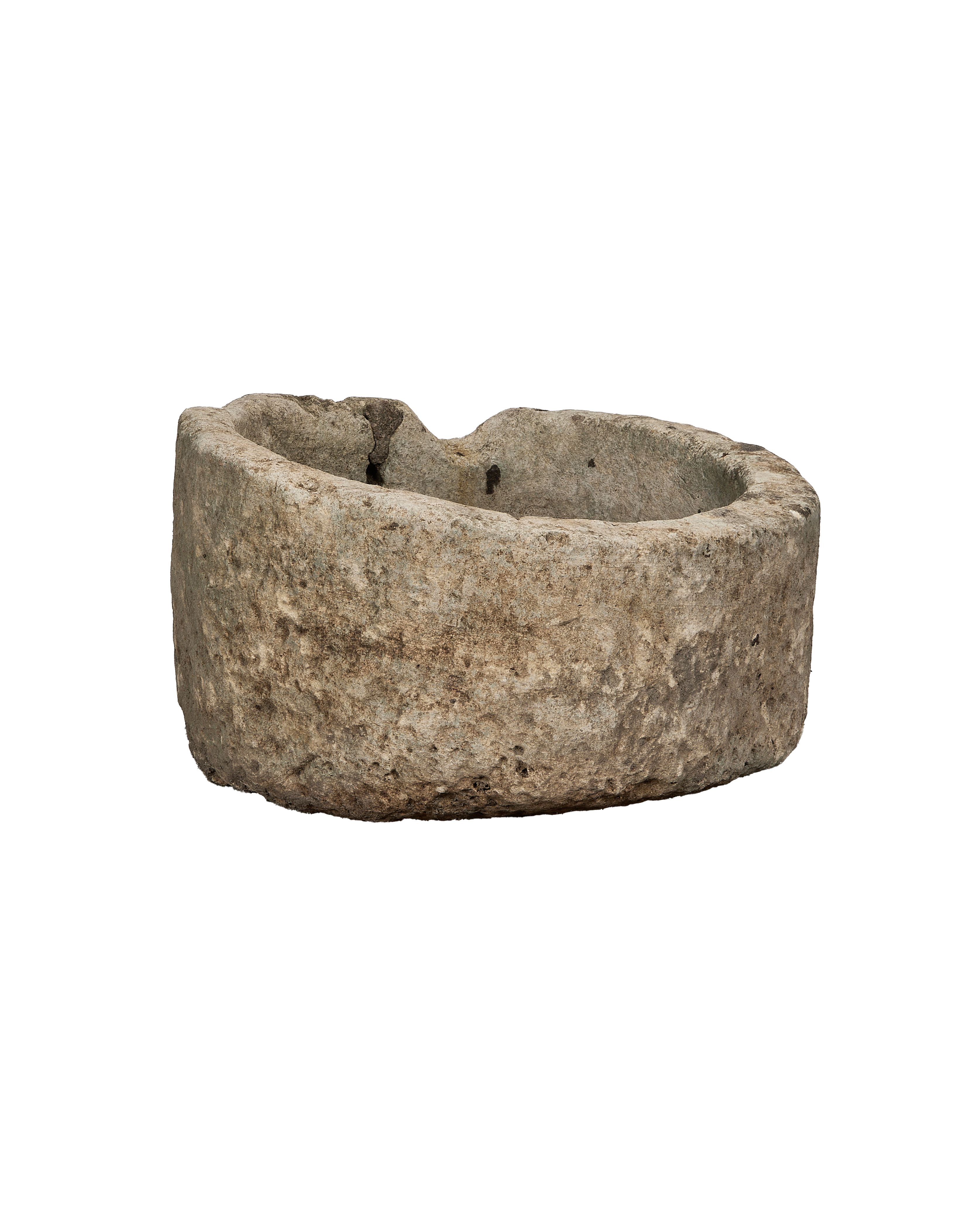 Olive Ateliers - Limestone Trough - Round