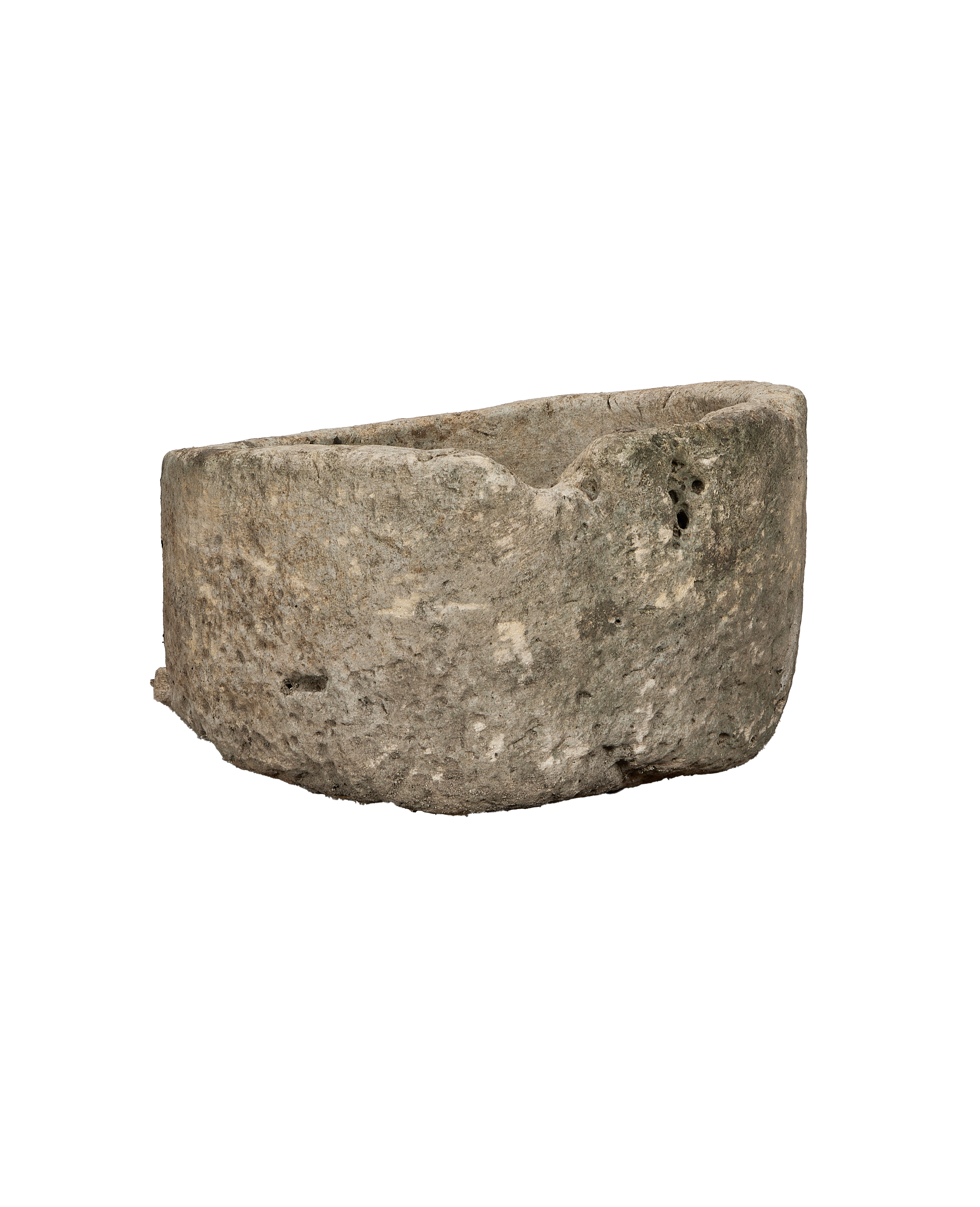 Olive Ateliers - Limestone Trough - Round