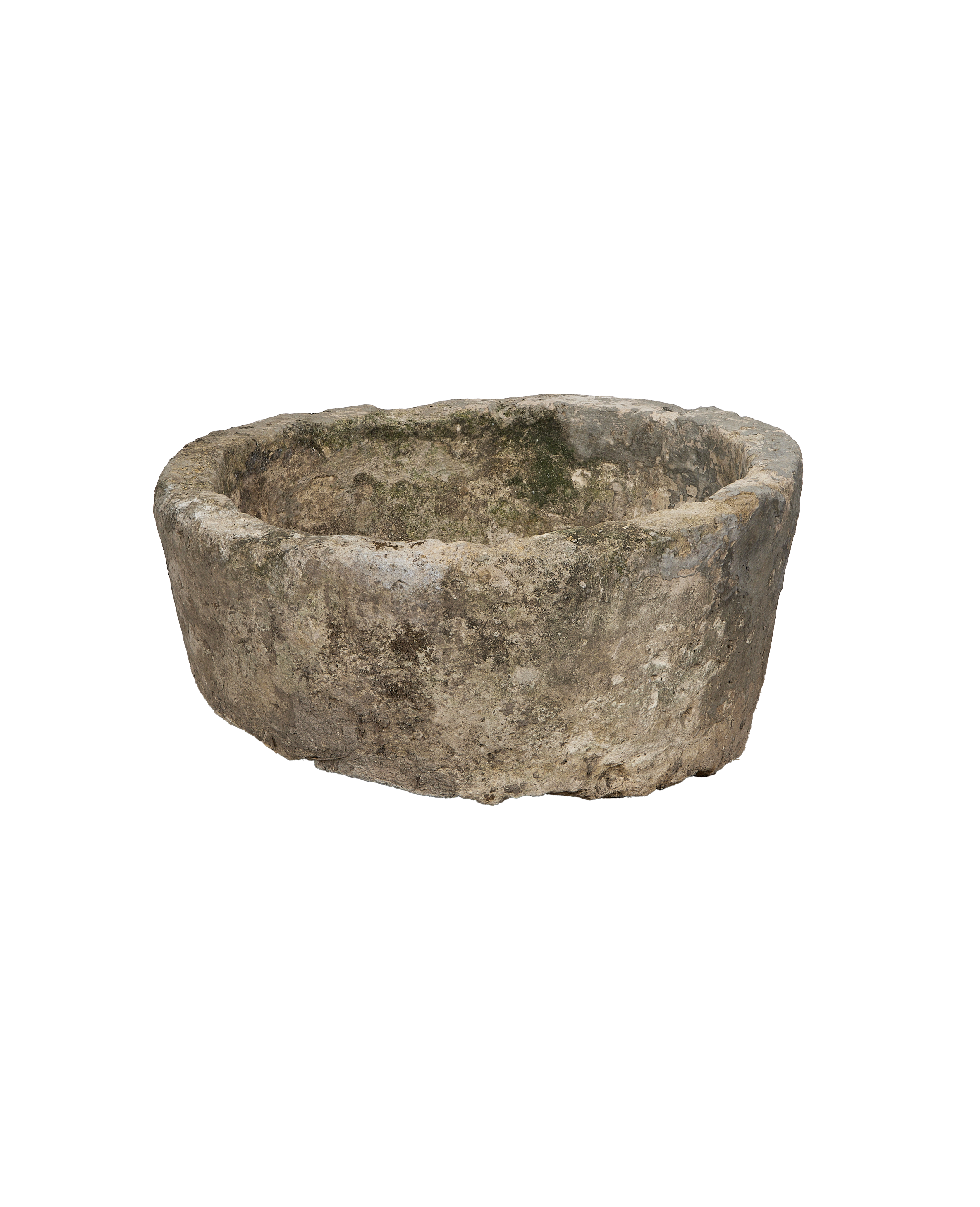 Olive Ateliers - Limestone Trough - Round