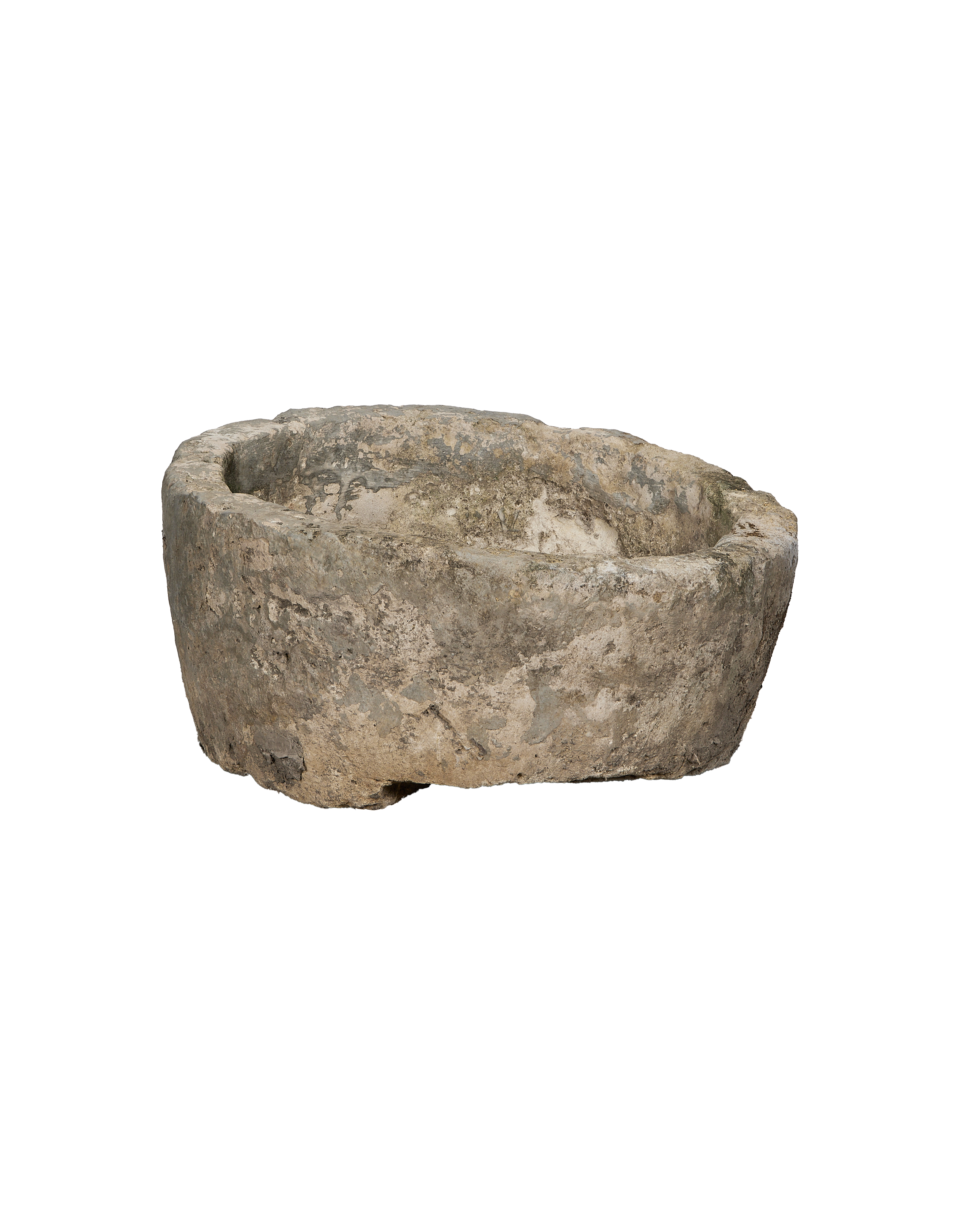 Olive Ateliers - Limestone Trough - Round