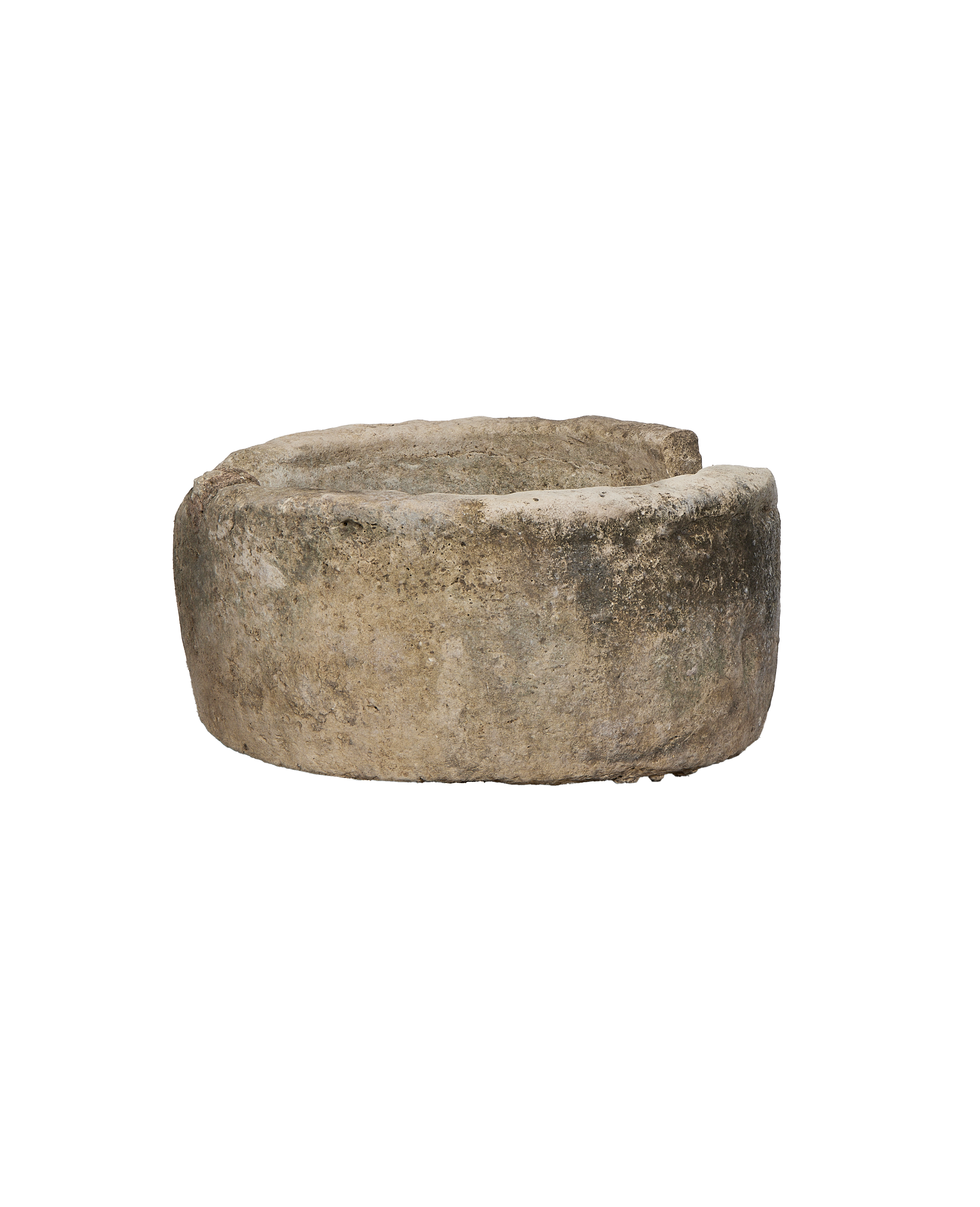Olive Ateliers - Limestone Trough - Round