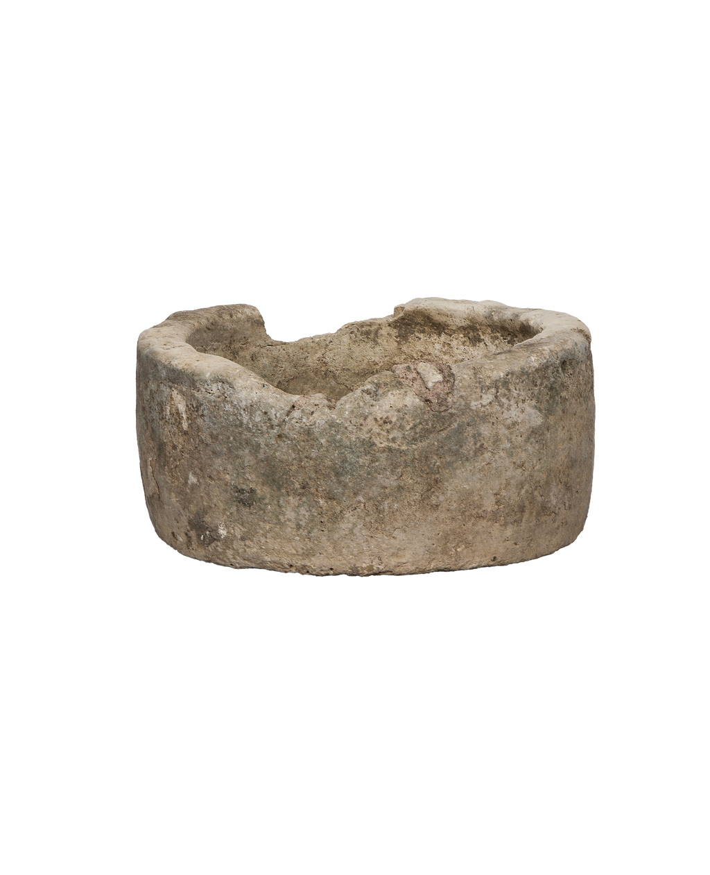 Olive Ateliers - Limestone Trough - Round
