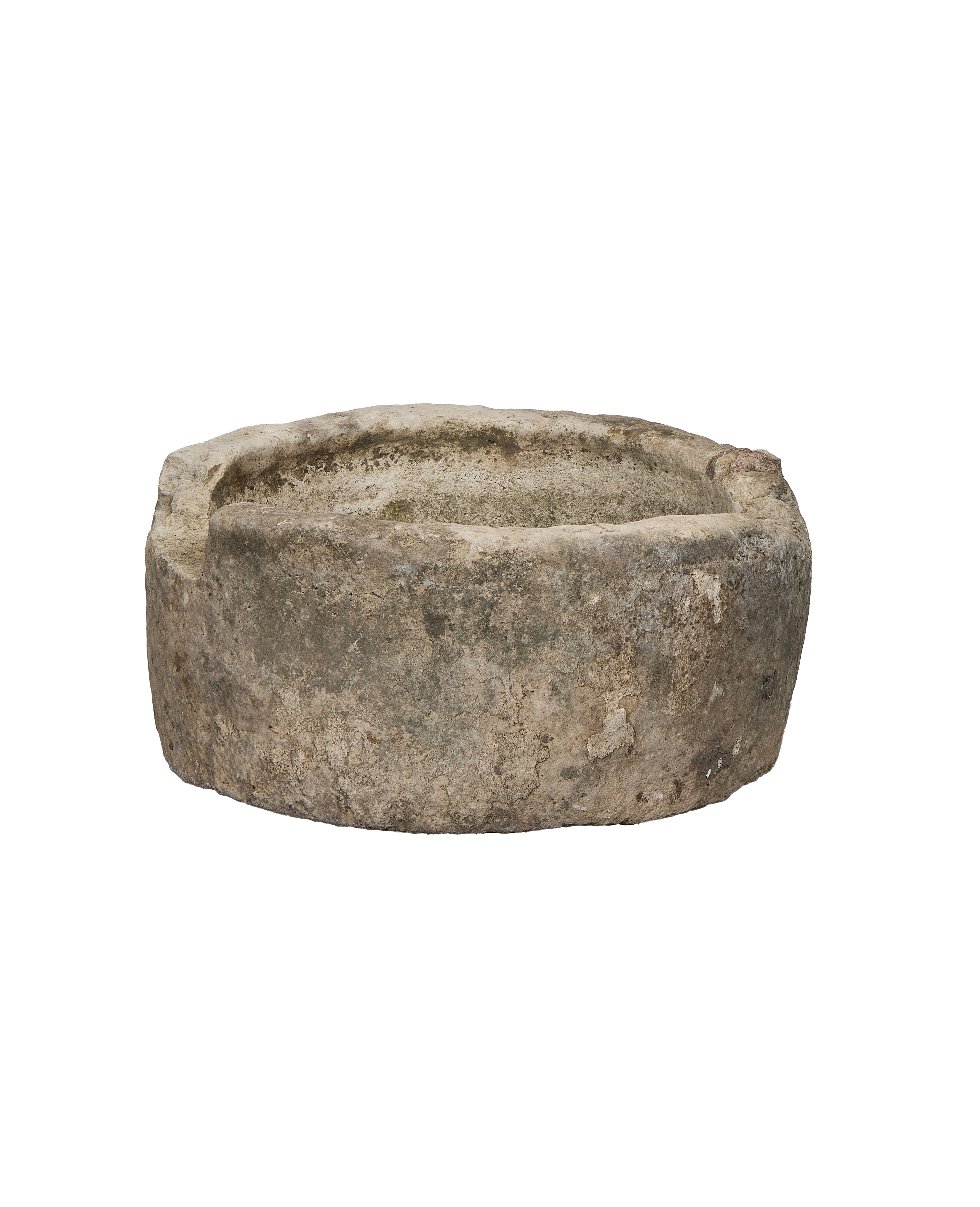Olive Ateliers - Limestone Trough - Round