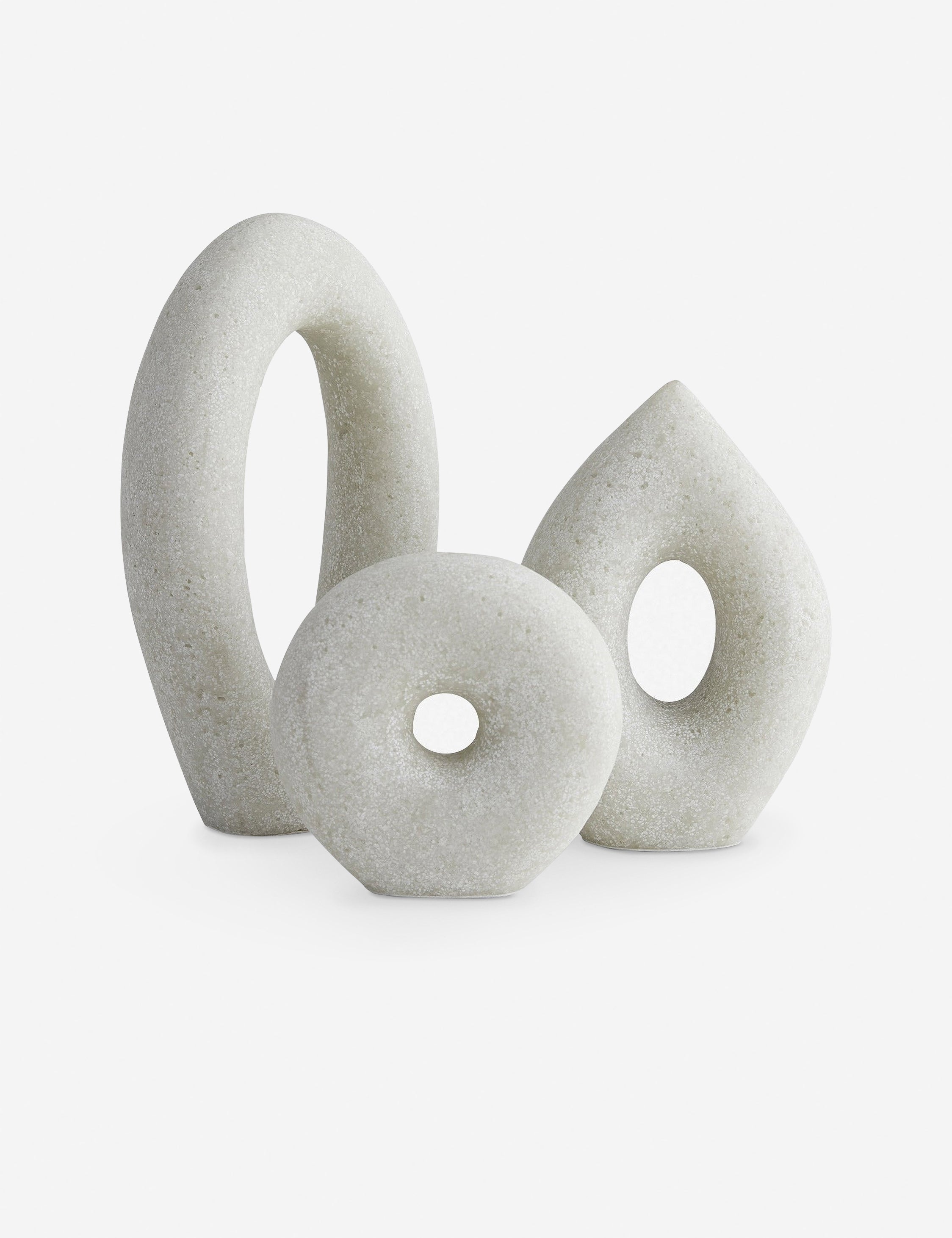 Lulu and Georgia - Coco Sculptures (Set of 3) by Arteriors