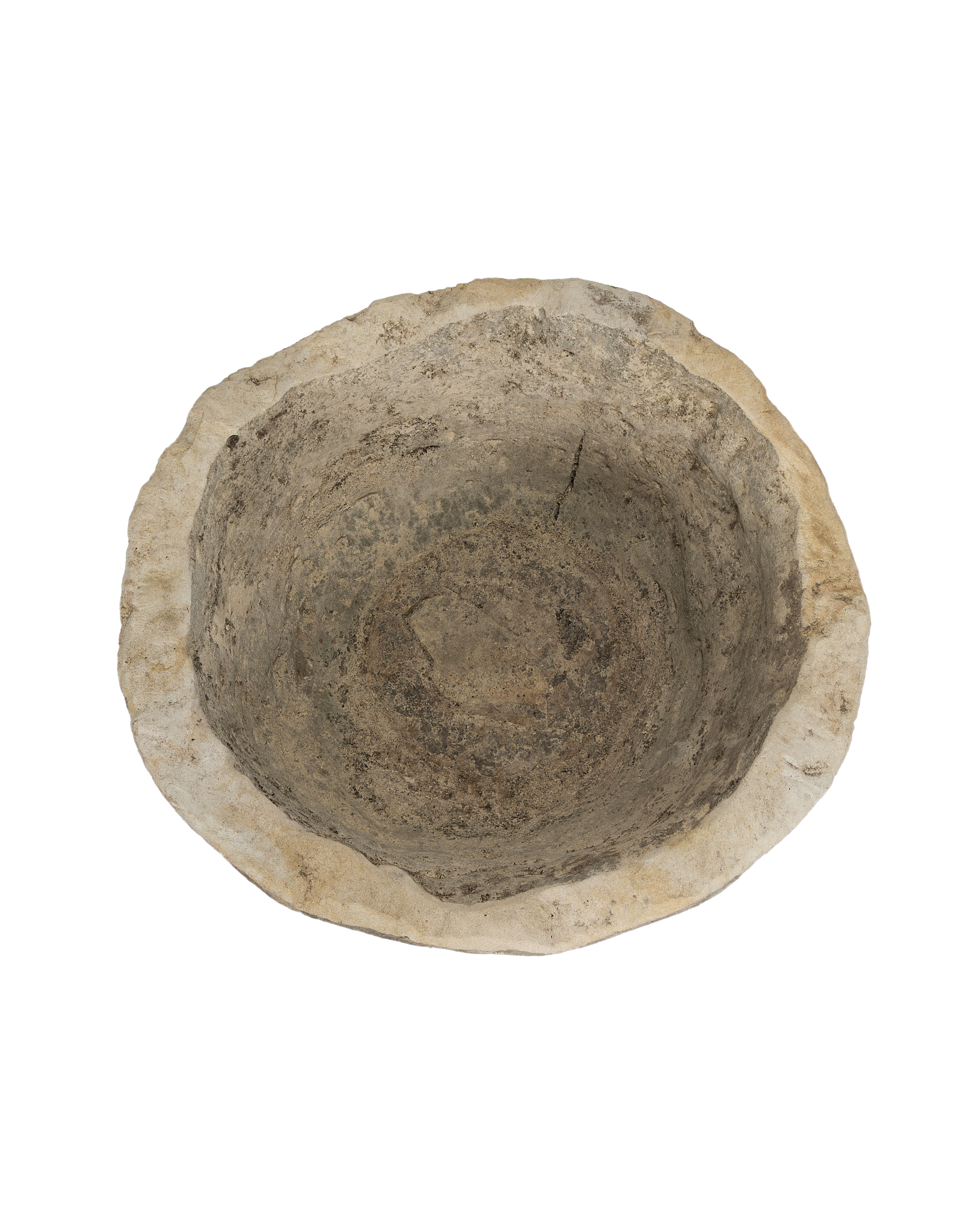 Olive Ateliers - Limestone Trough - Round