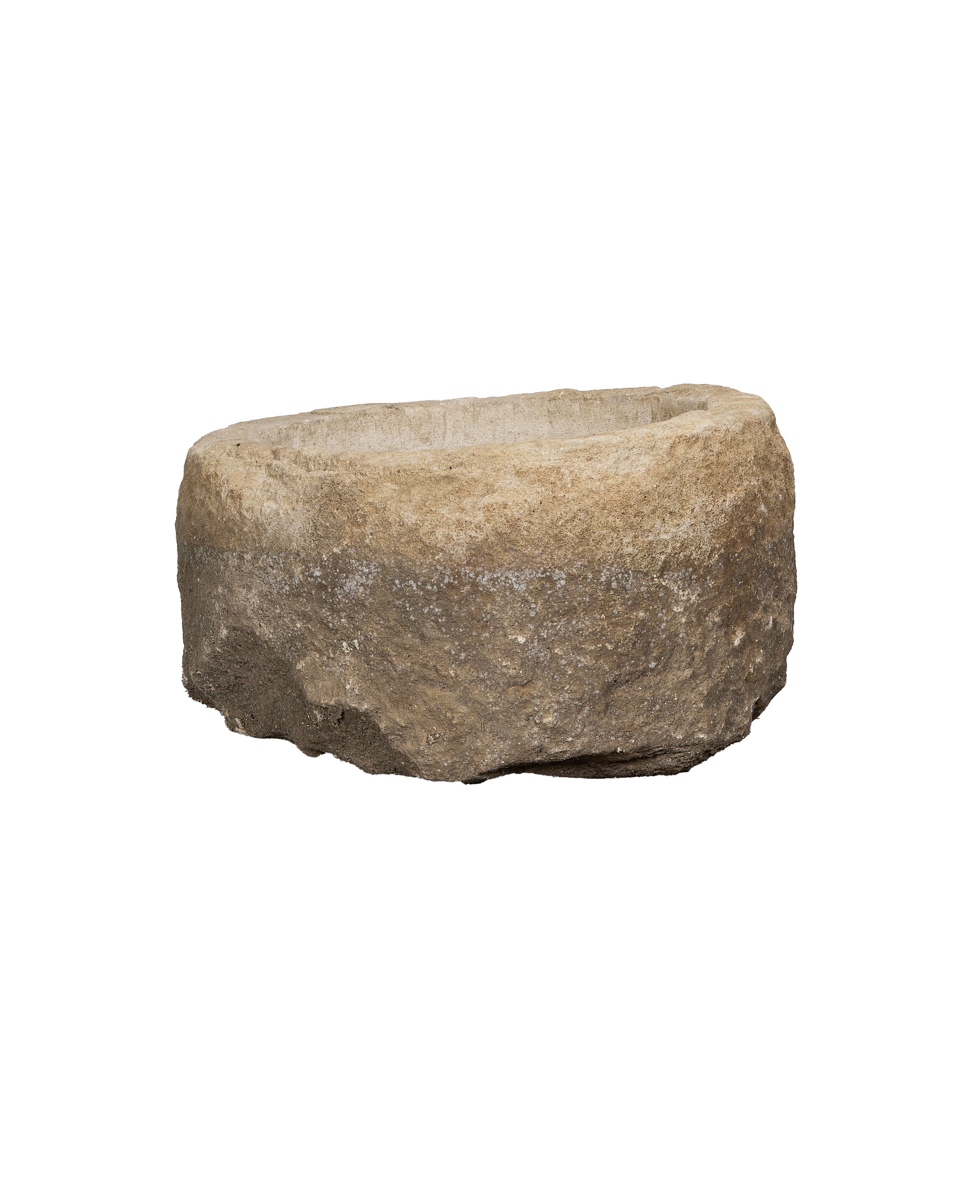 Olive Ateliers - Limestone Trough - Round