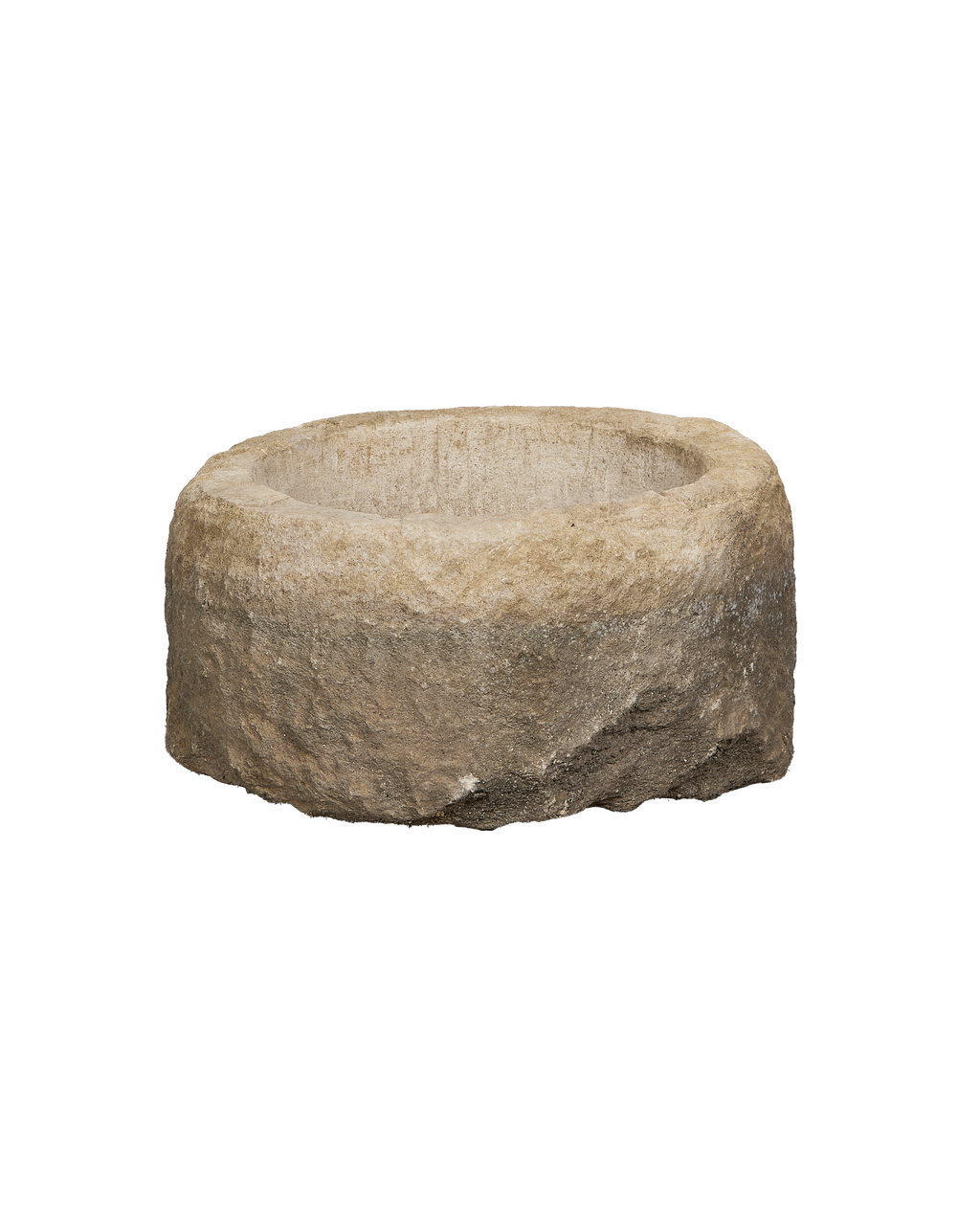 Olive Ateliers - Limestone Trough - Round