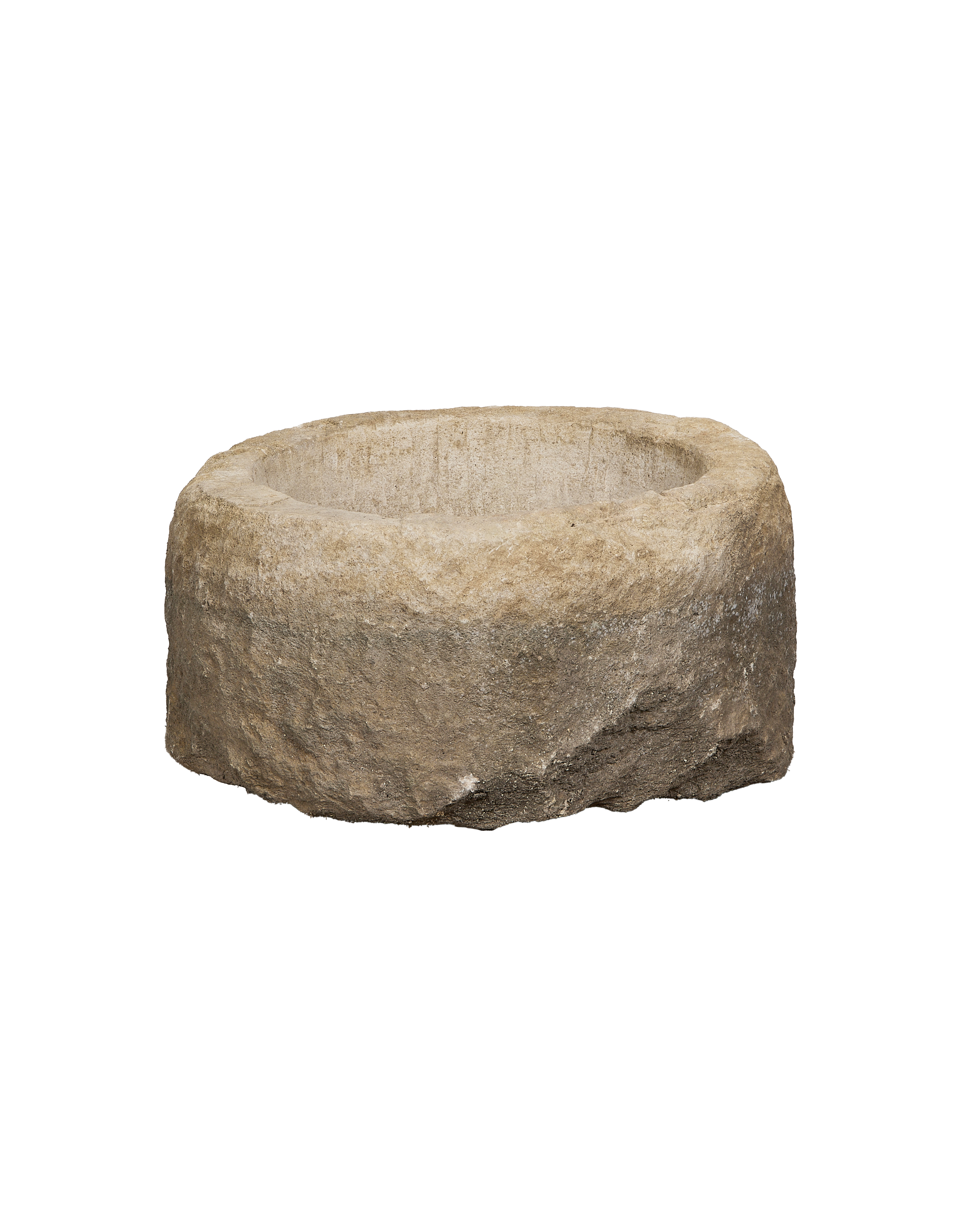 Olive Ateliers - Limestone Trough - Round