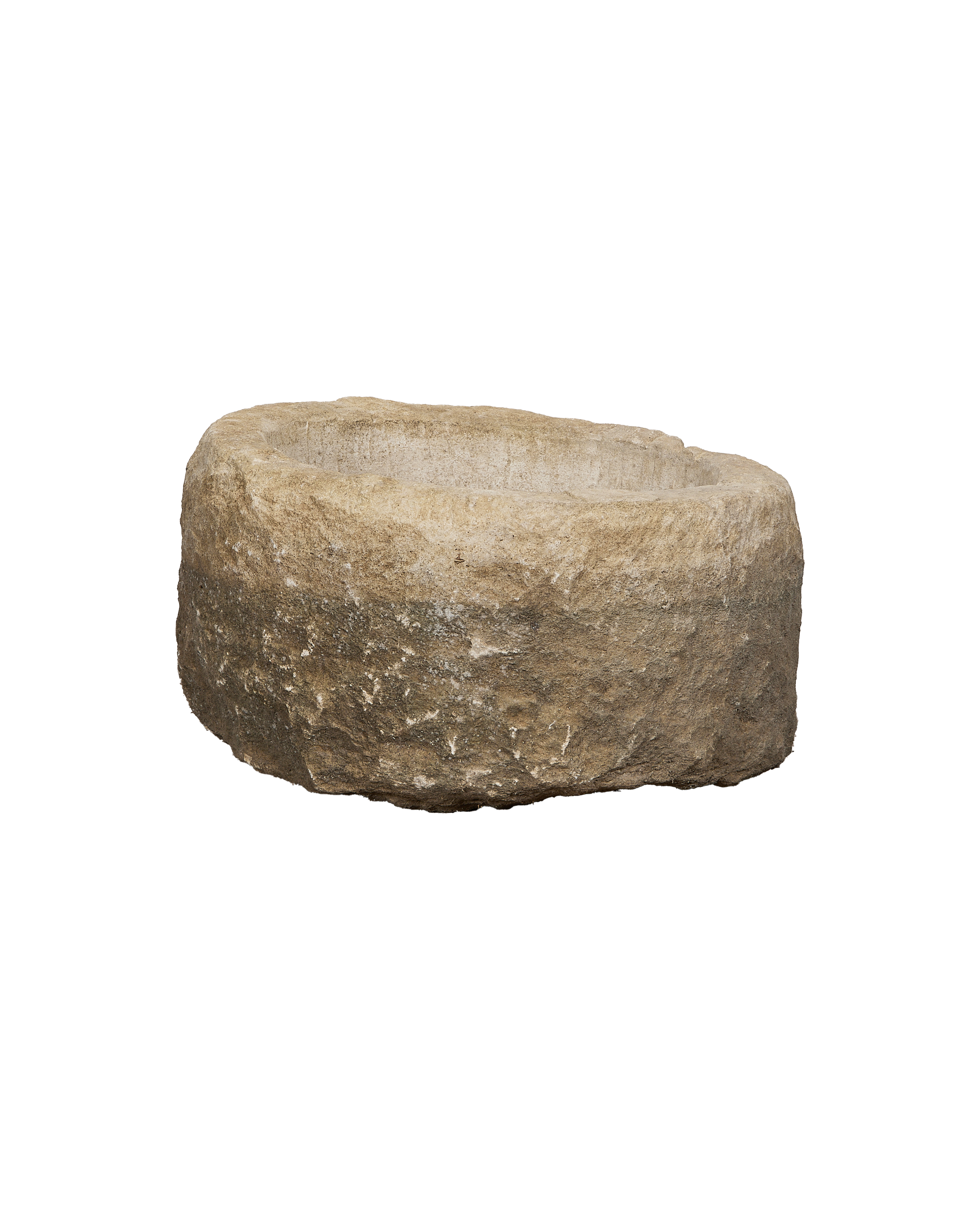 Olive Ateliers - Limestone Trough - Round