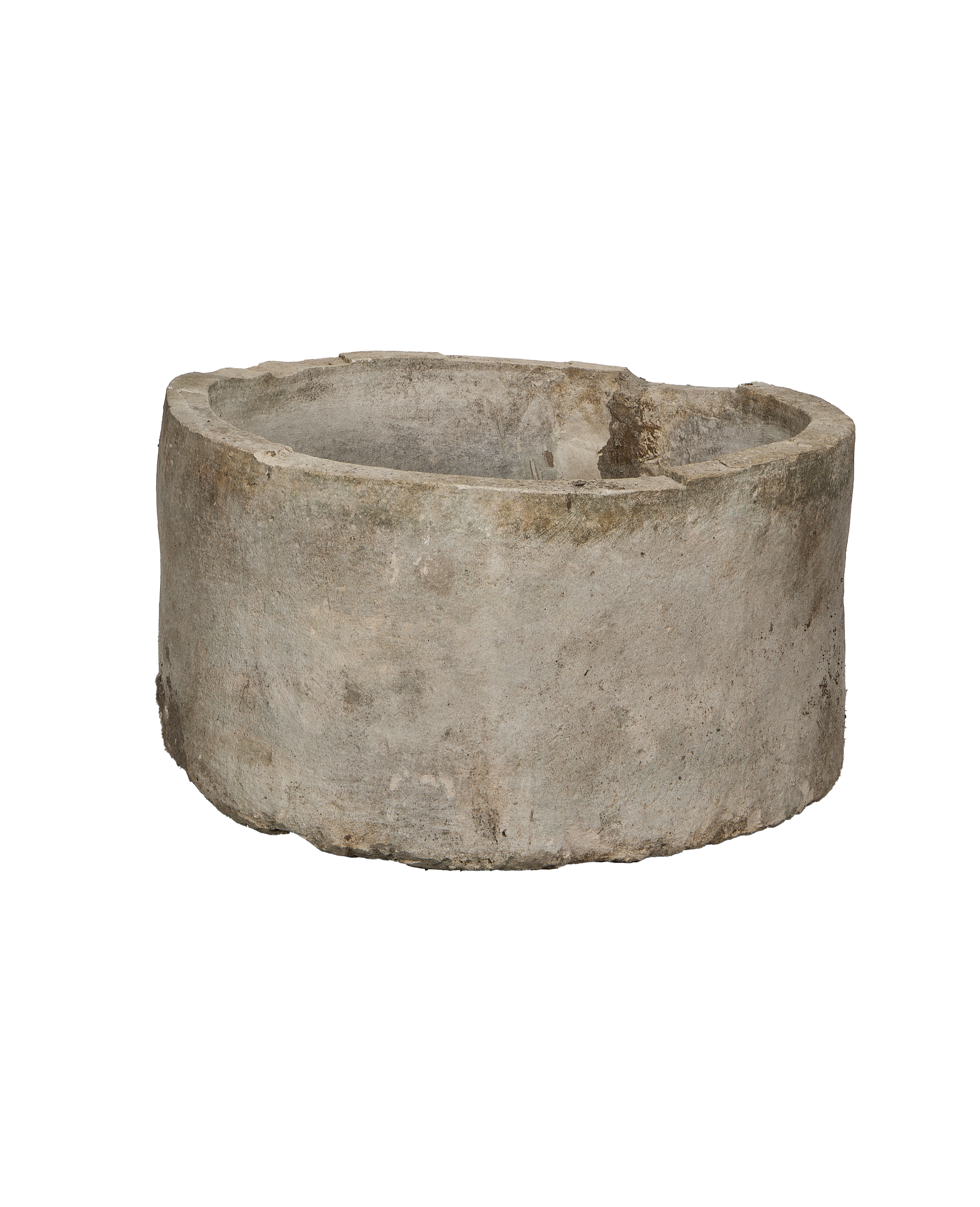 Olive Ateliers - Limestone Trough - Round