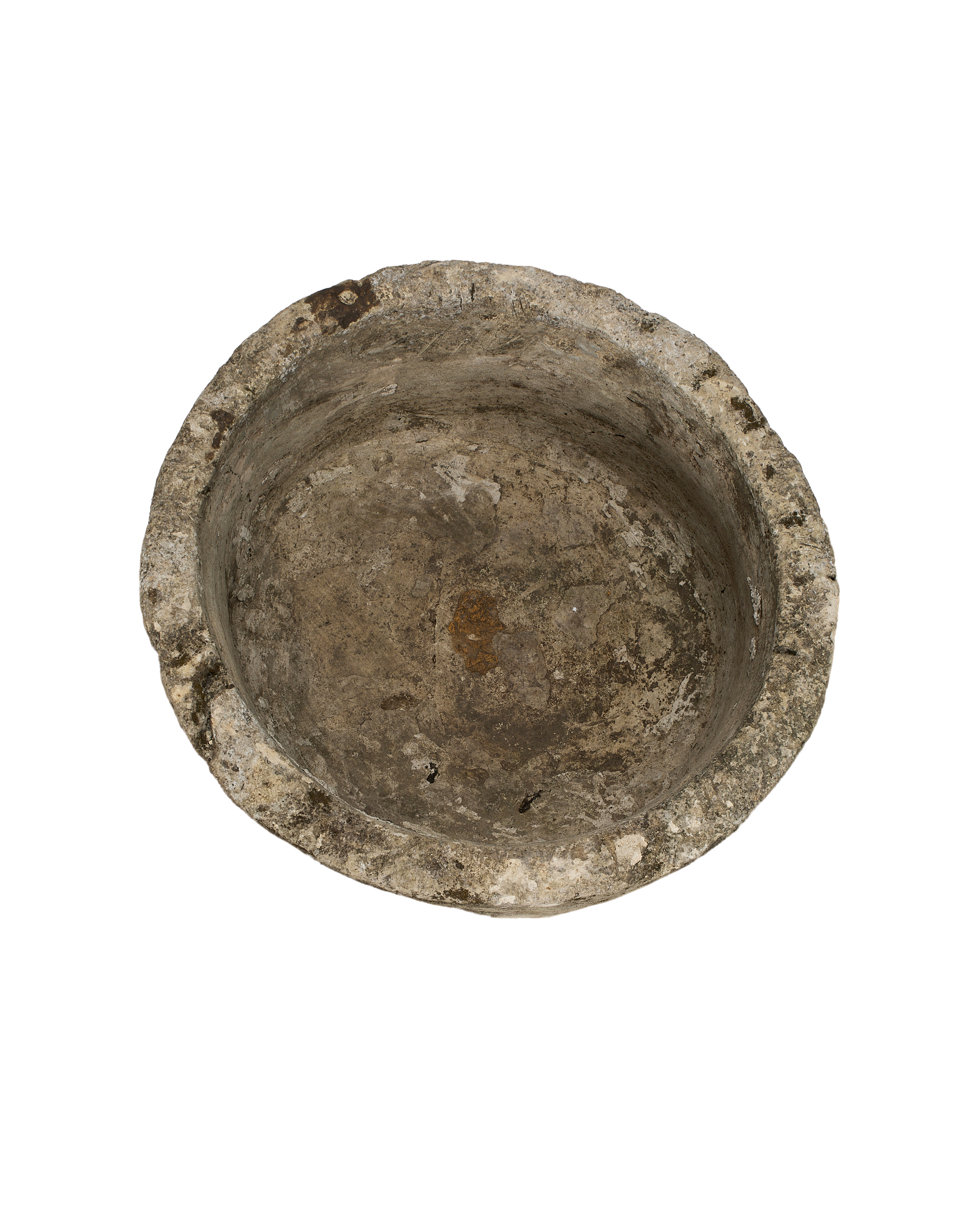 Olive Ateliers - Limestone Trough - Round