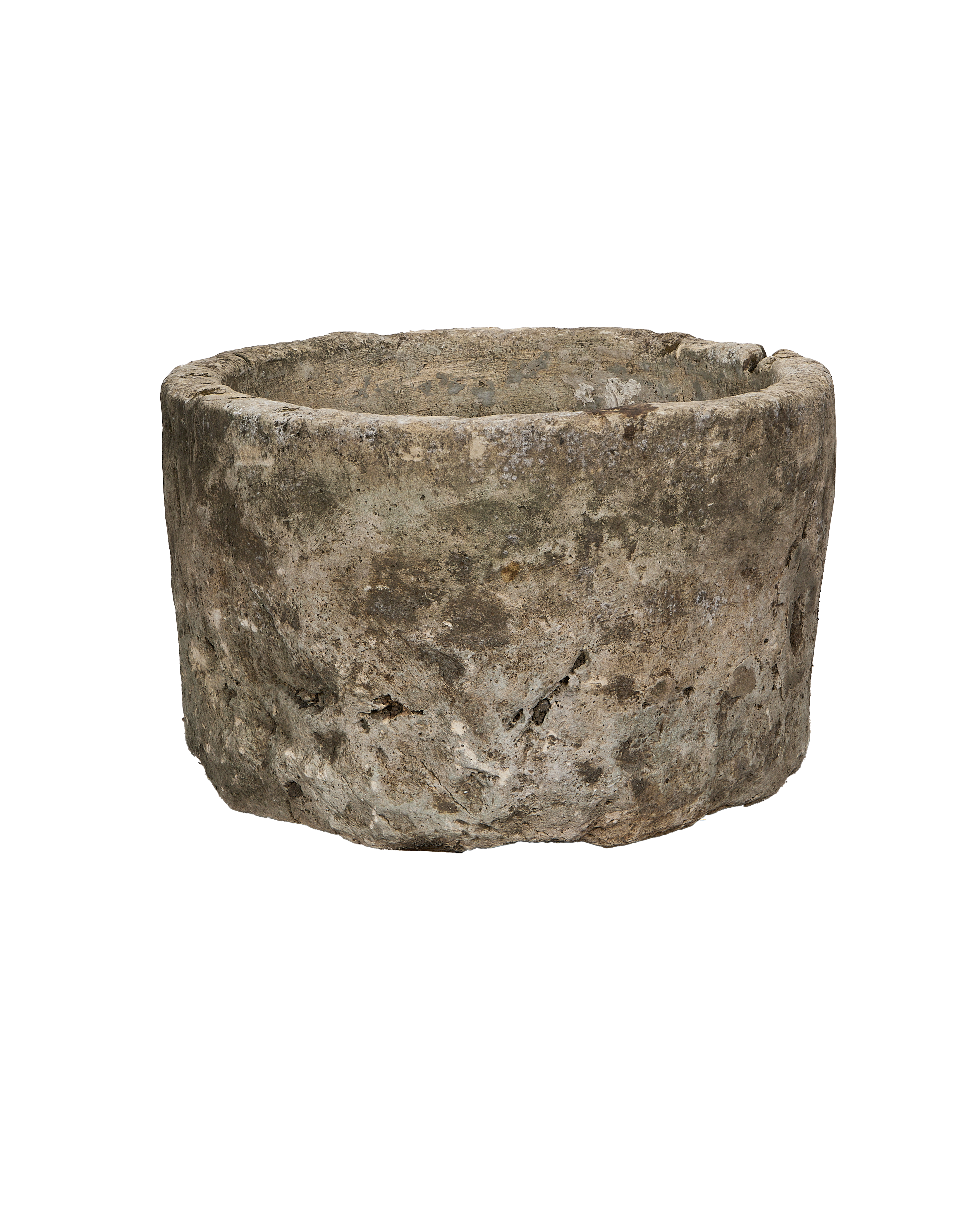 Olive Ateliers - Limestone Trough - Round