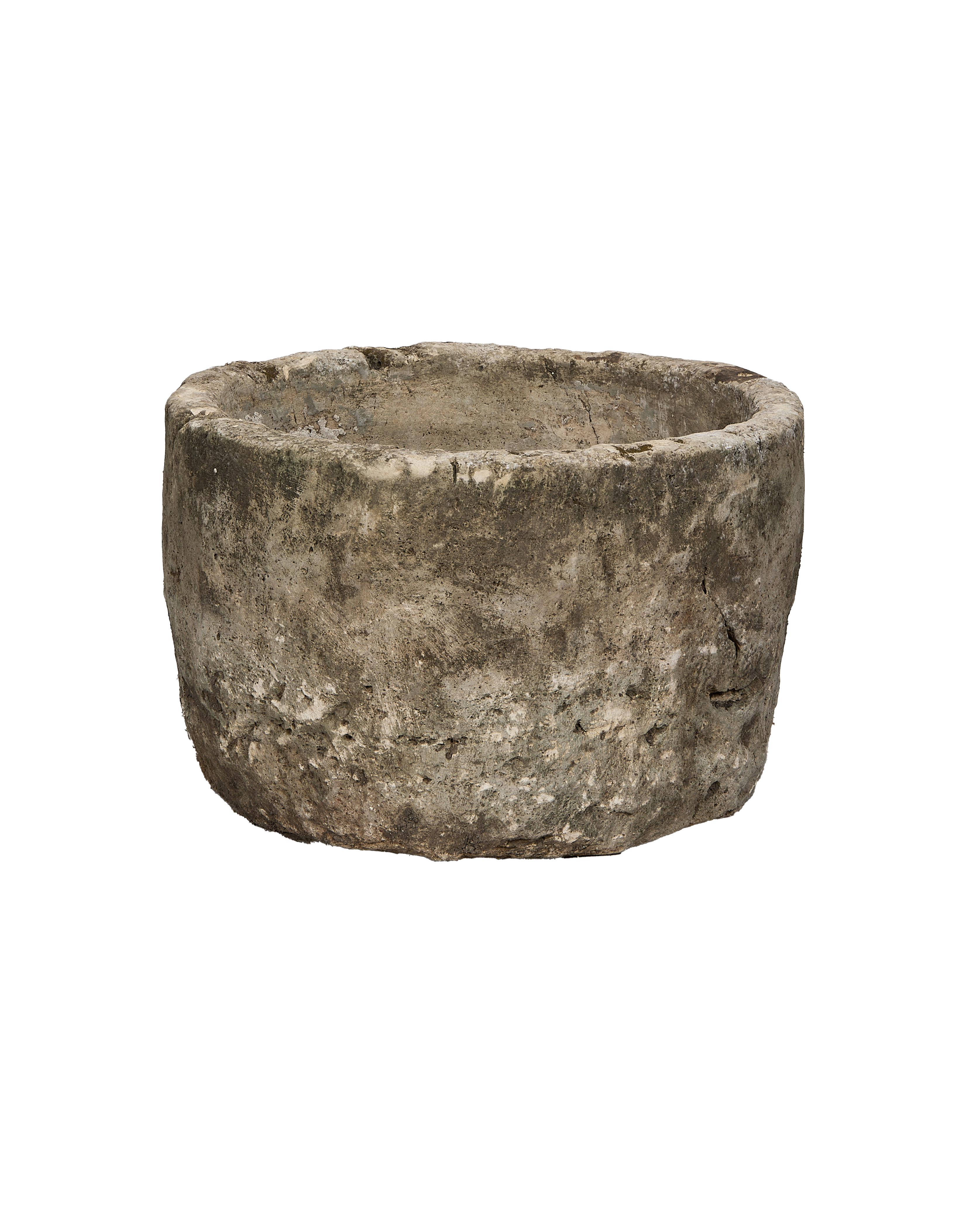Olive Ateliers - Limestone Trough - Round