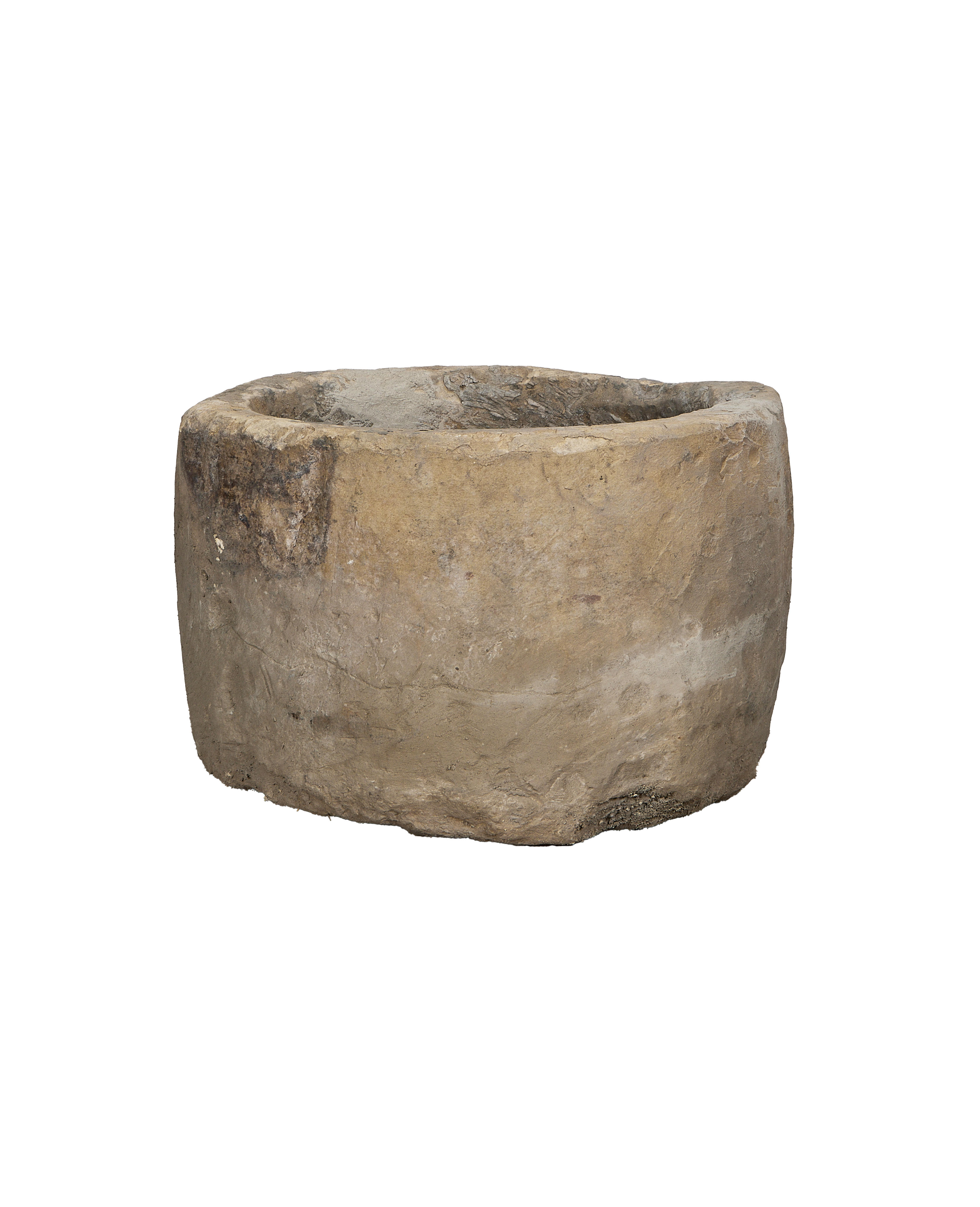 Olive Ateliers - Limestone Trough - Round