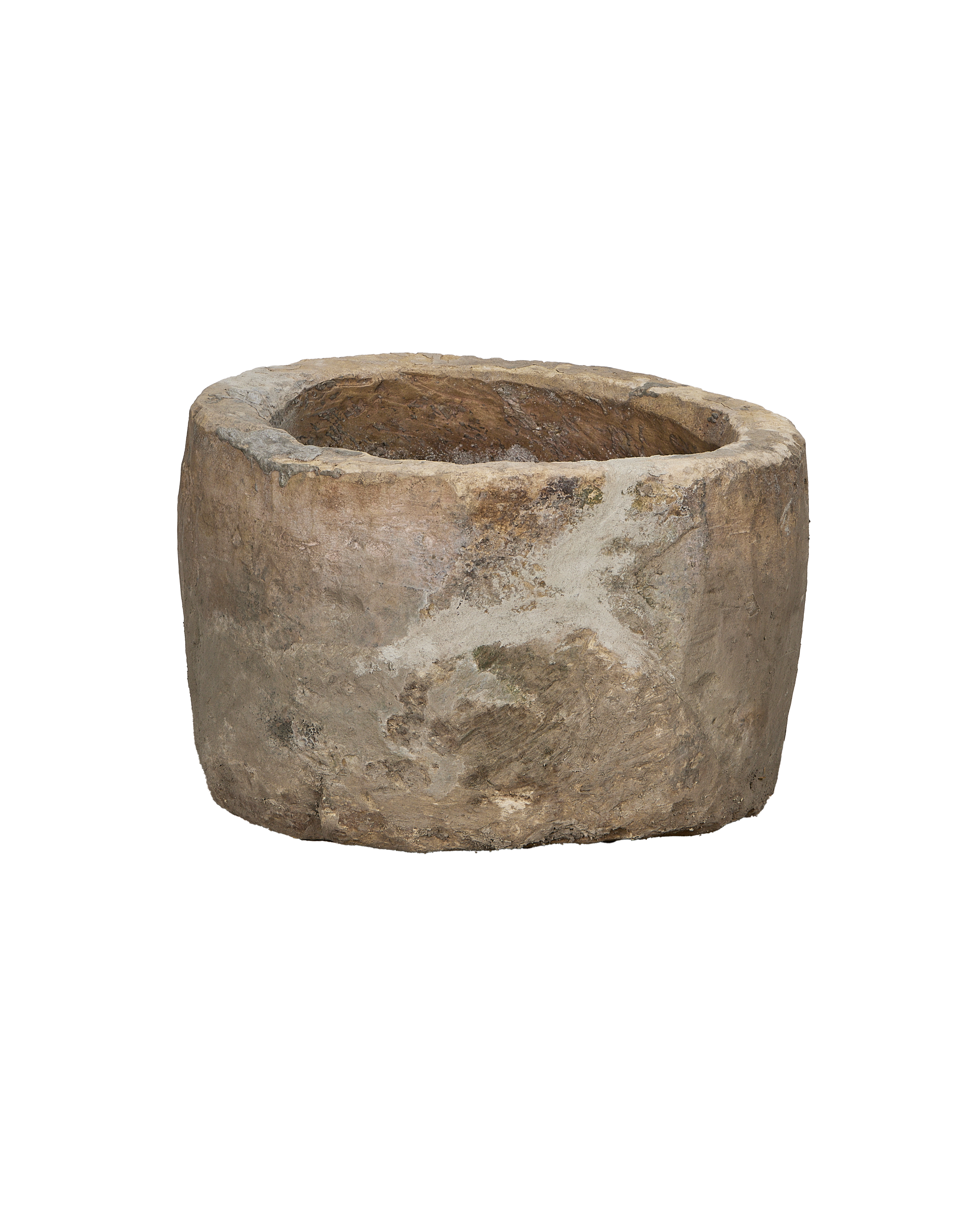Olive Ateliers - Limestone Trough - Round