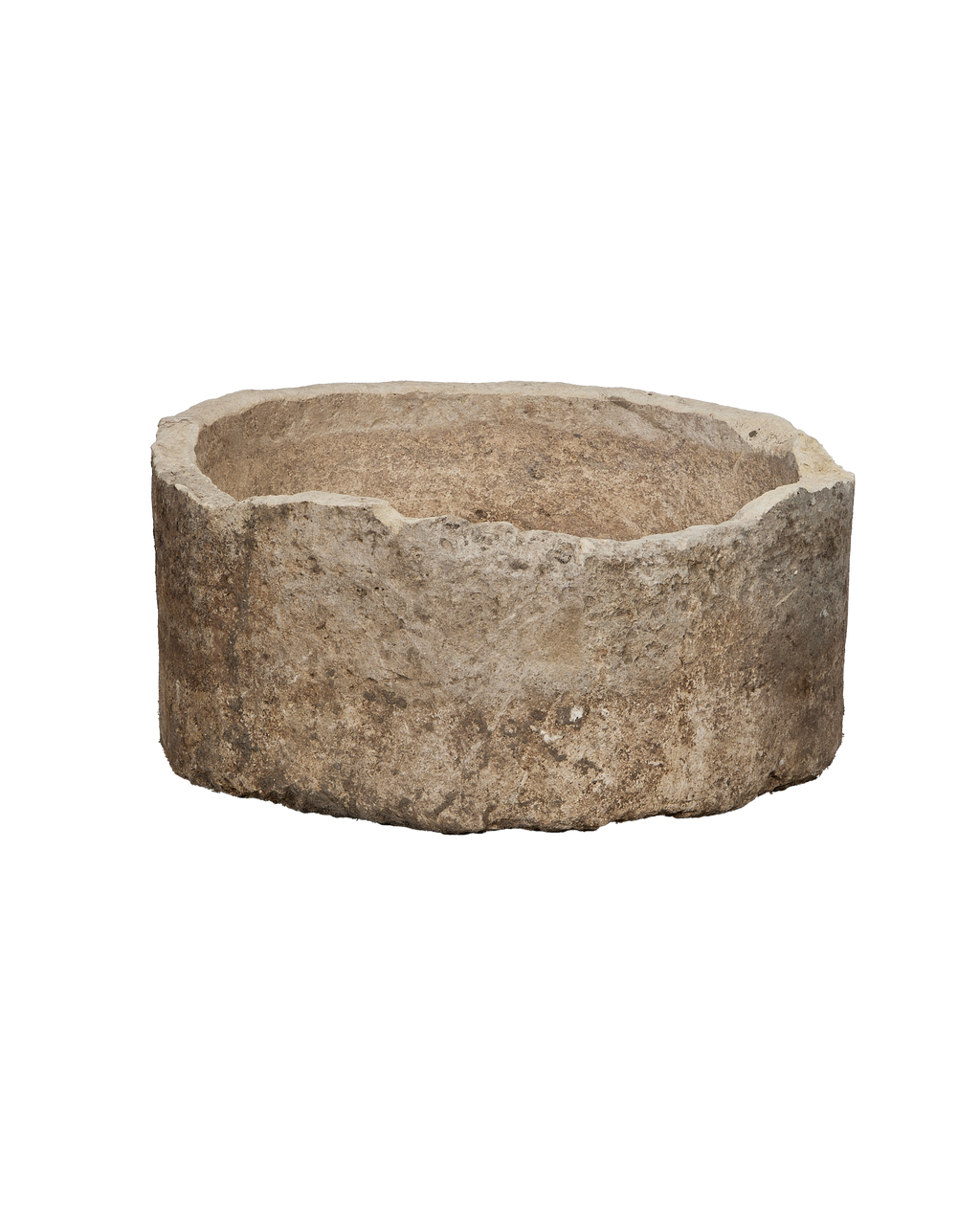Olive Ateliers - Limestone Trough - Round