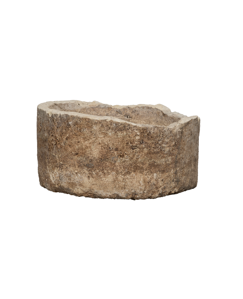 Olive Ateliers - Limestone Trough - Round