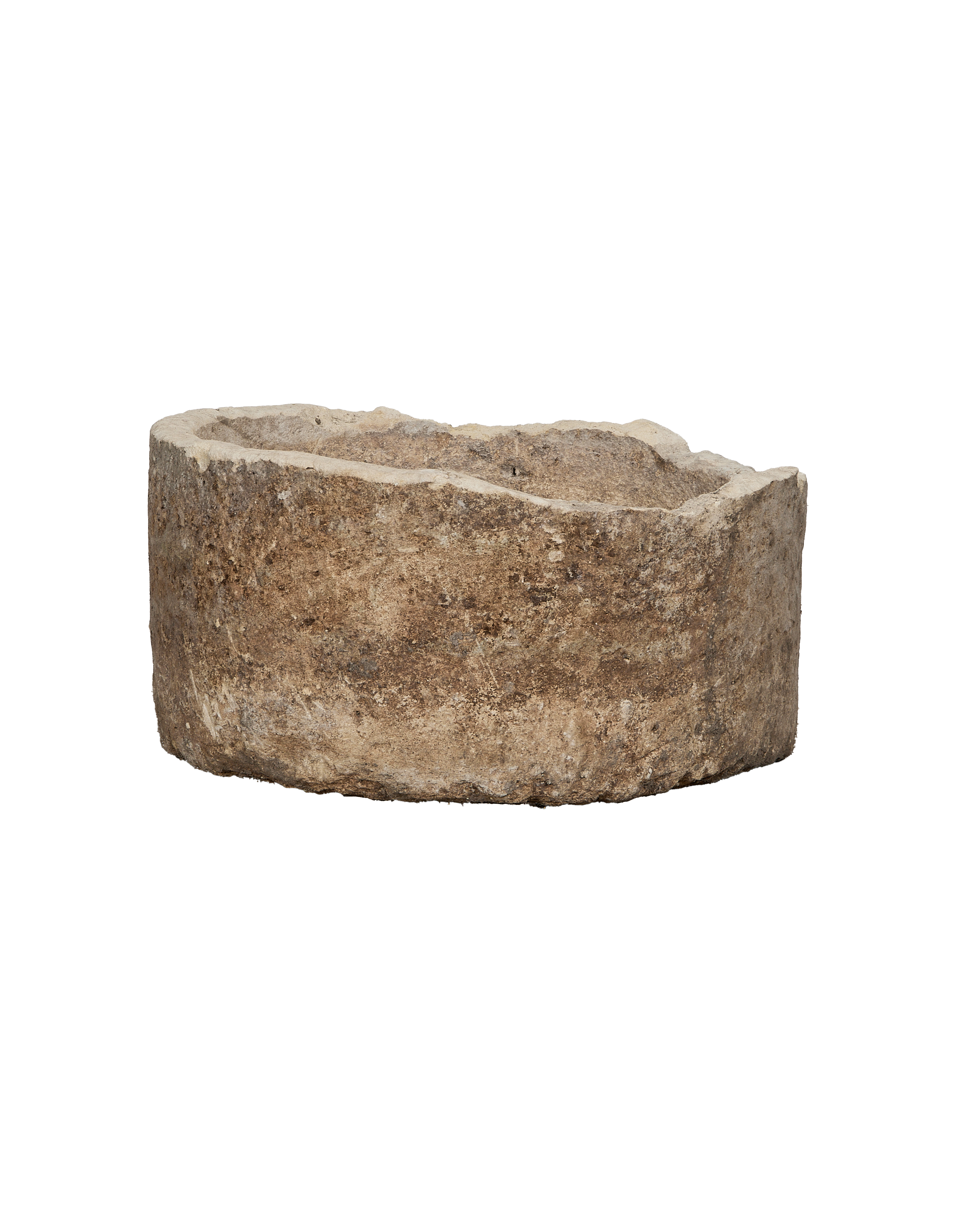 Olive Ateliers - Limestone Trough - Round