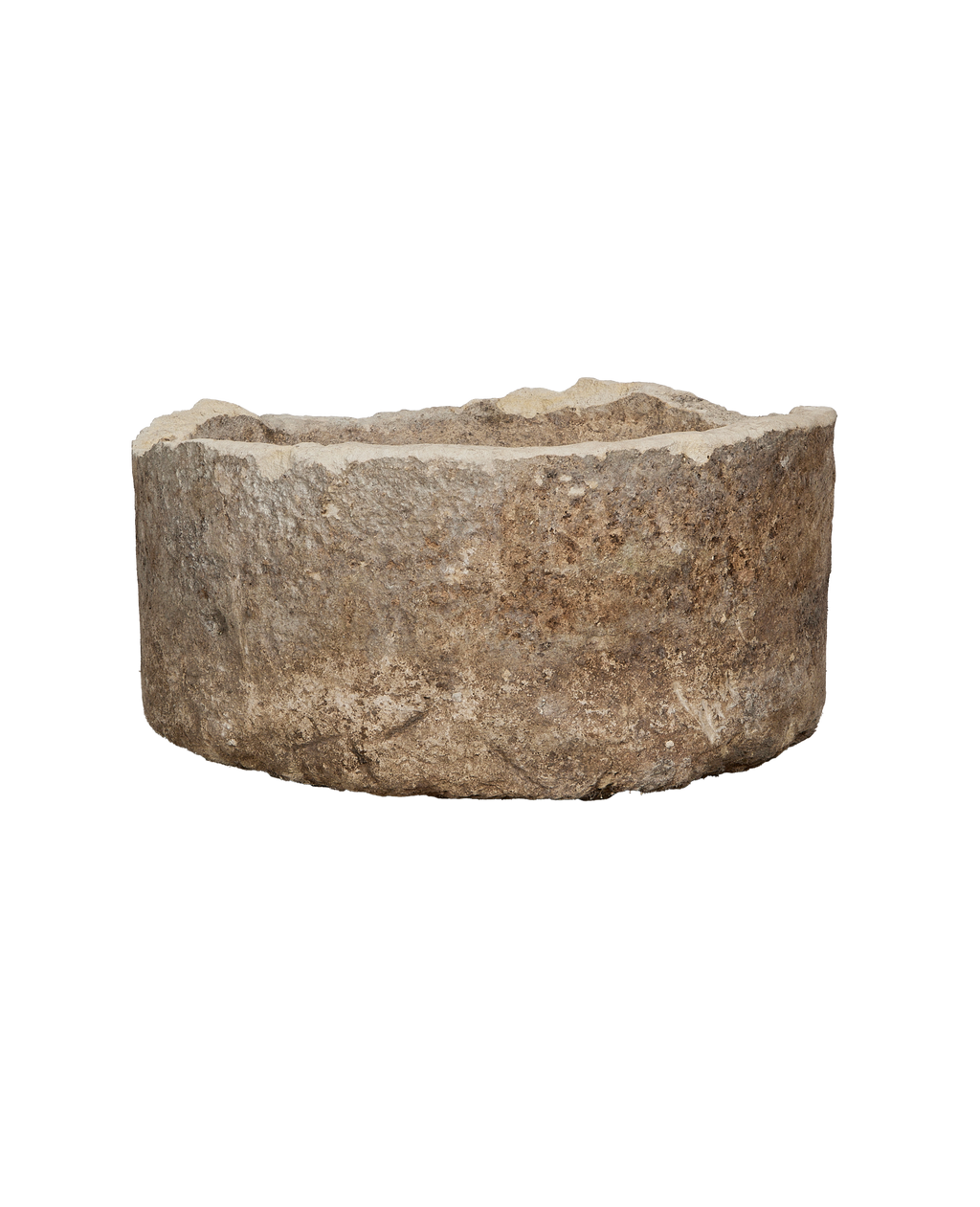 Olive Ateliers - Limestone Trough - Round