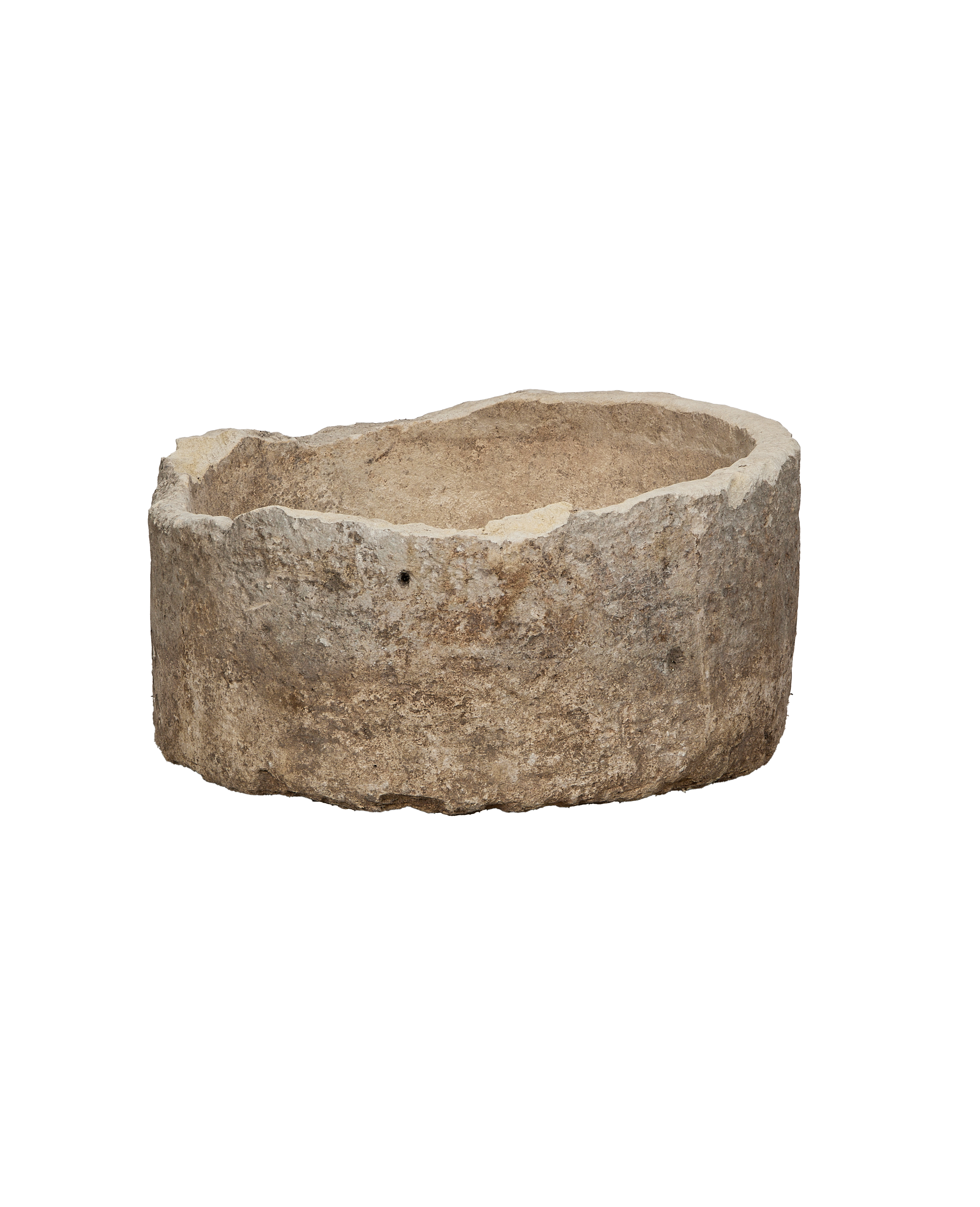 Olive Ateliers - Limestone Trough - Round