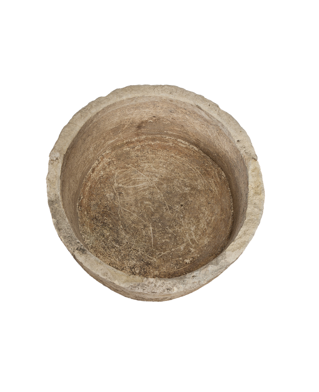 Olive Ateliers - Limestone Trough - Round