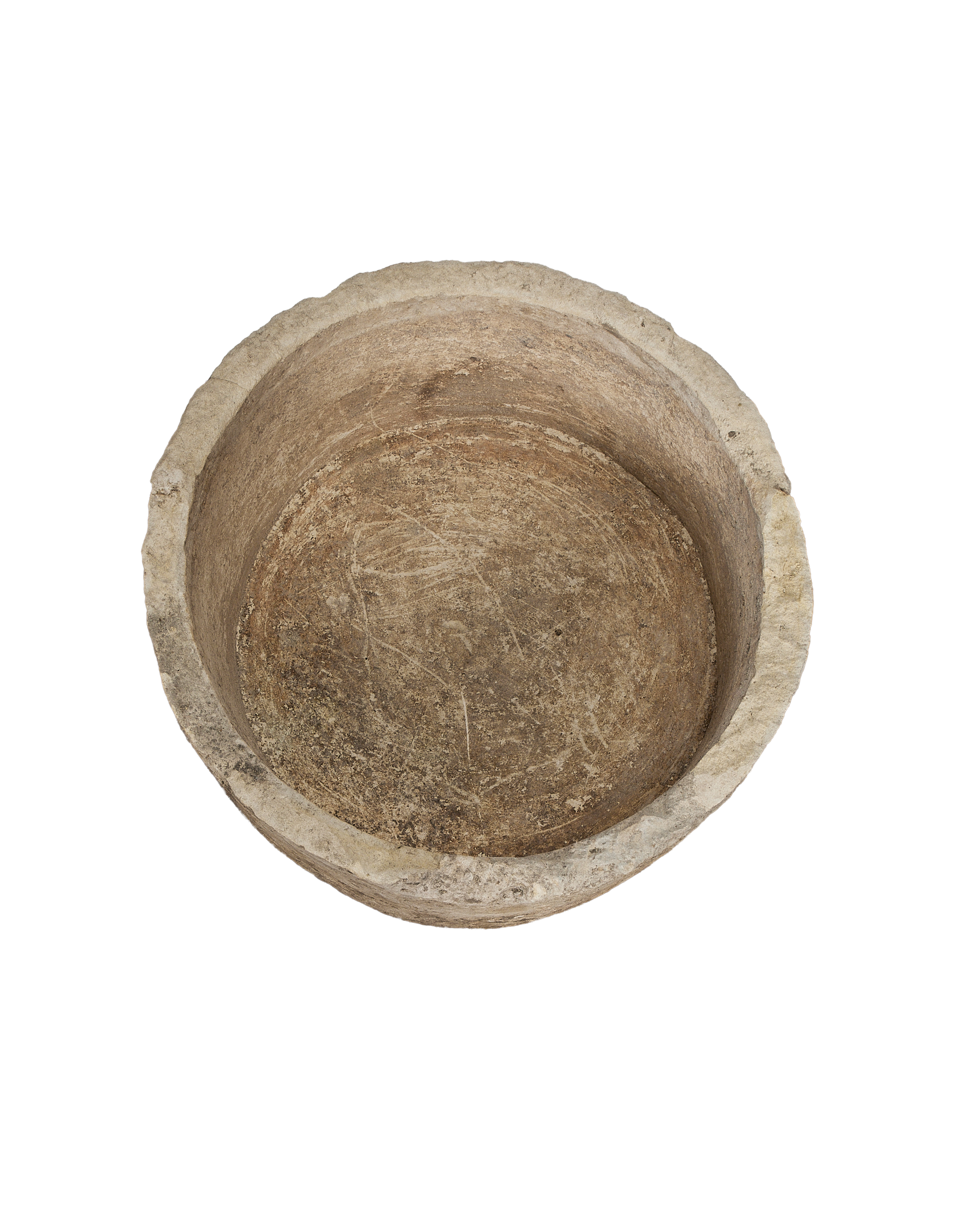 Olive Ateliers - Limestone Trough - Round